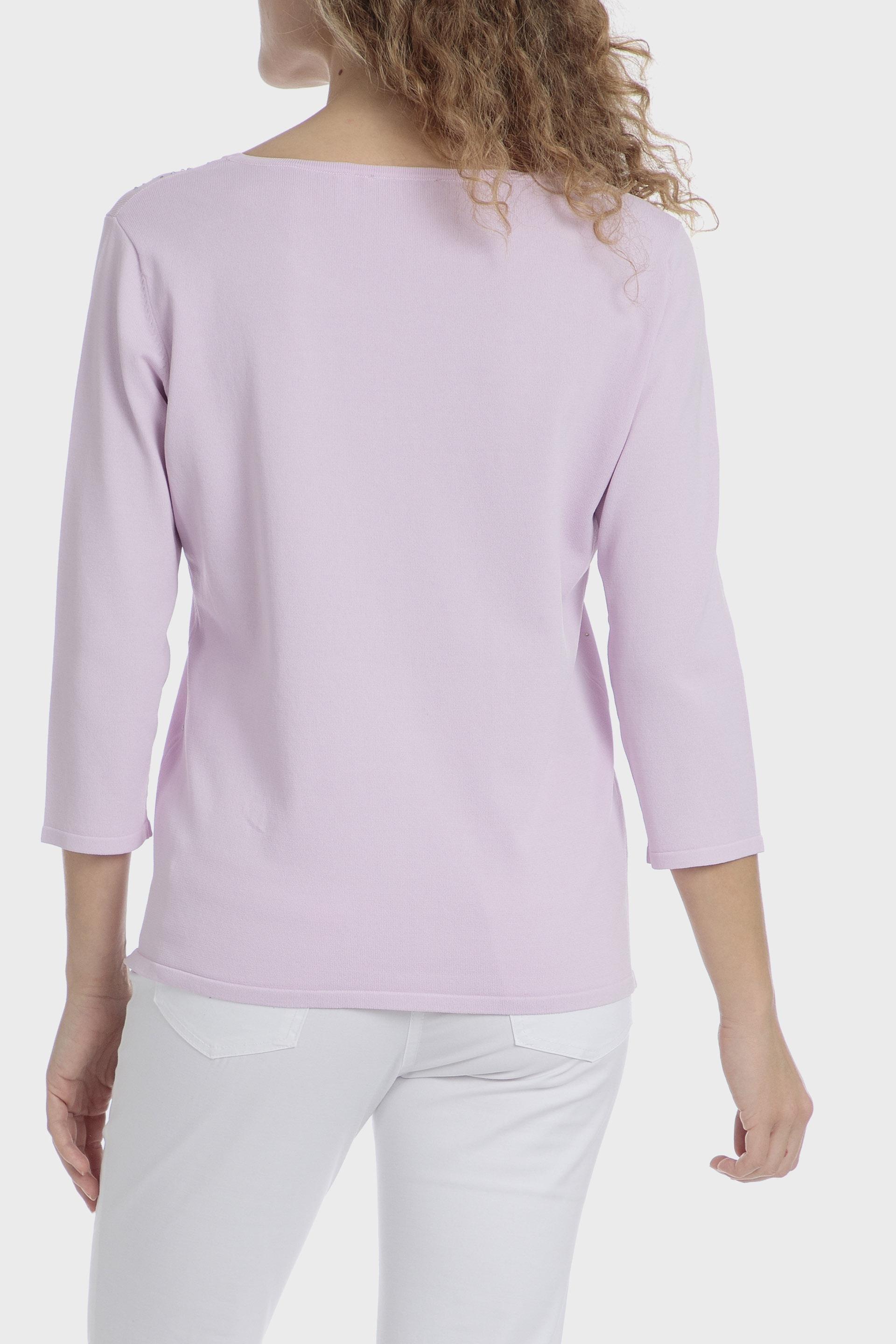 Lavender Plain Jumpers Casual, , large image number 3