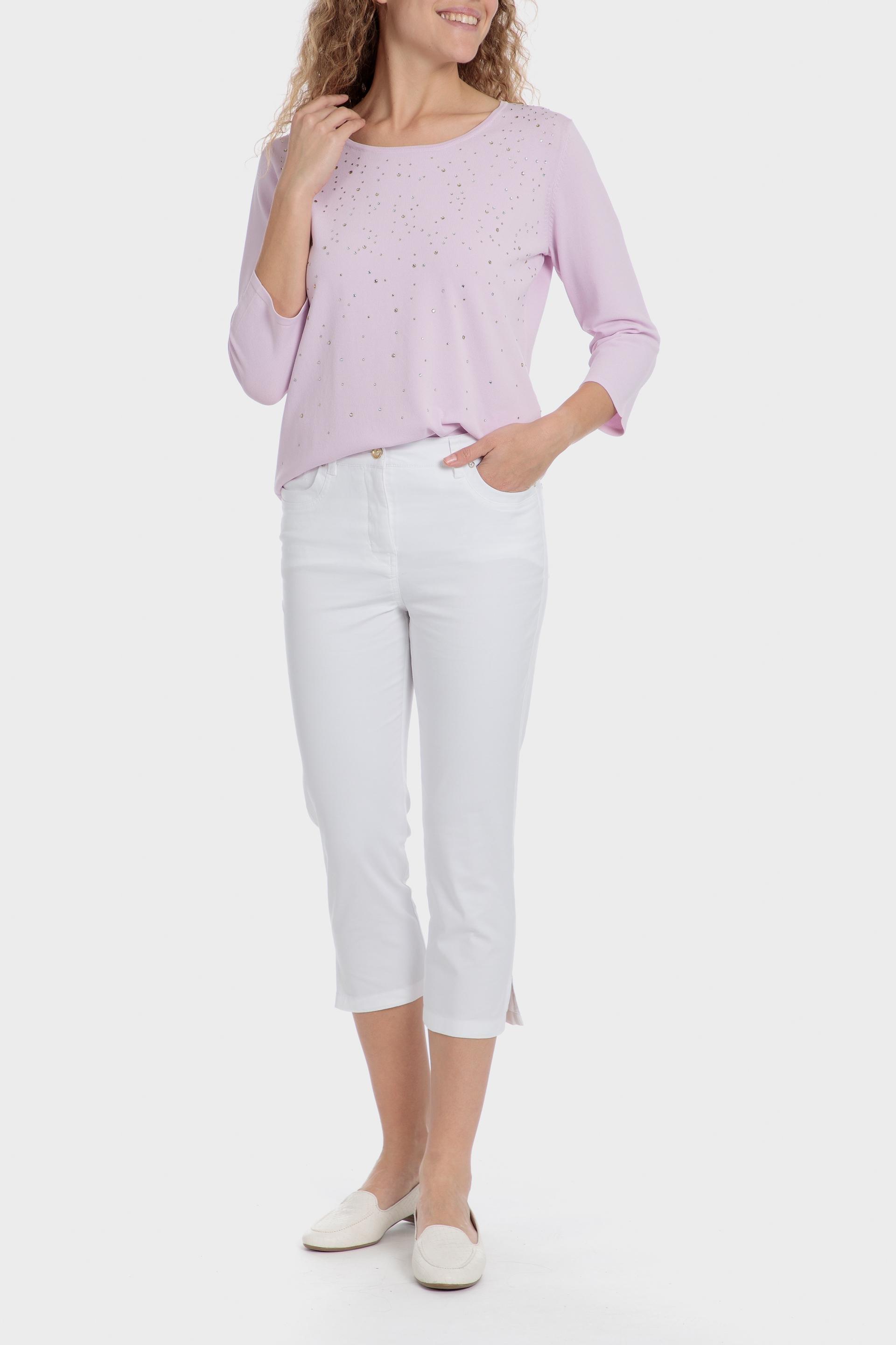 Lavender Plain Jumpers Casual, , large image number 4