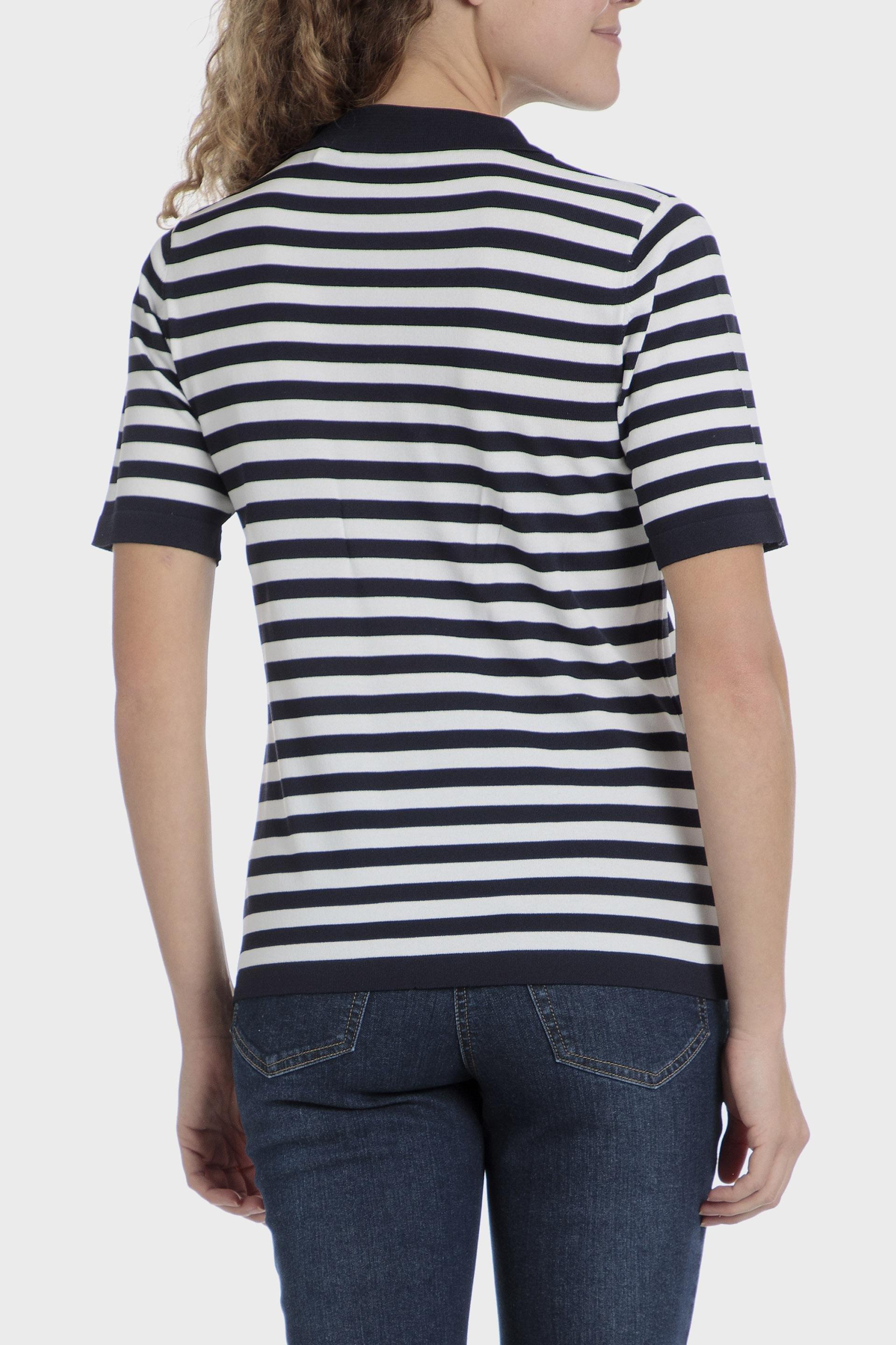 Multicolour Striped Polo Shirt, , large image number 1