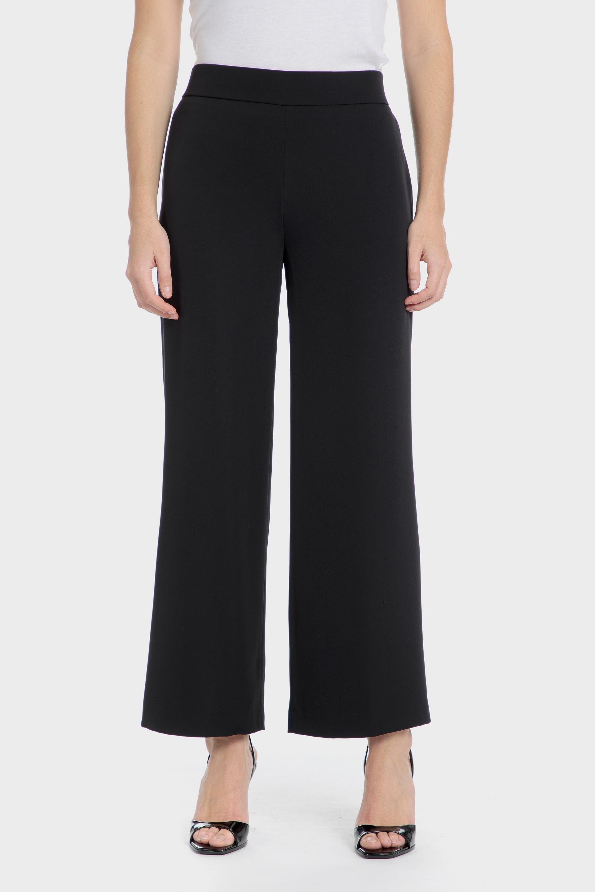 Black Plain Formal Trousers, Black, large image number 0