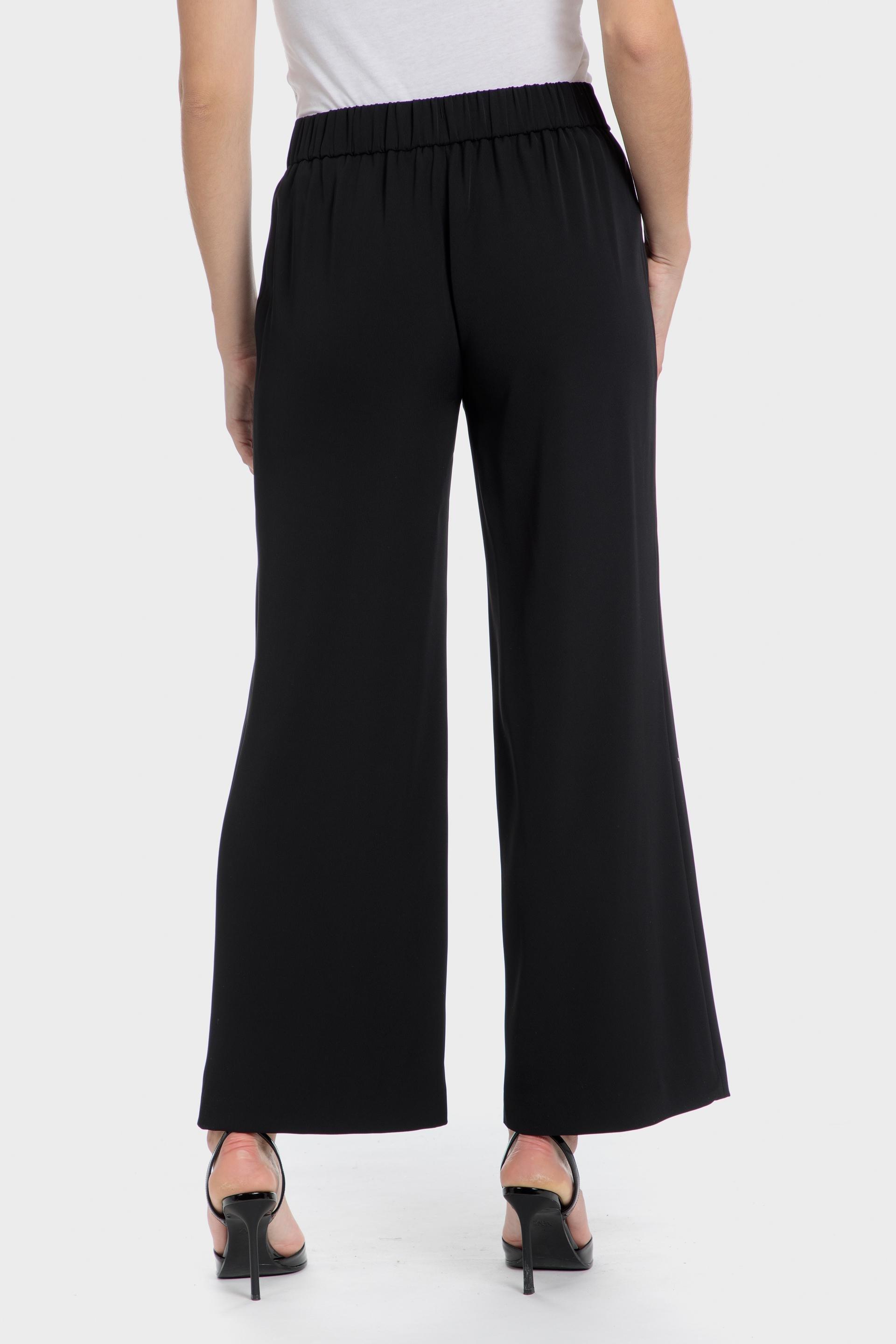 Black Plain Formal Trousers, Black, large image number 1