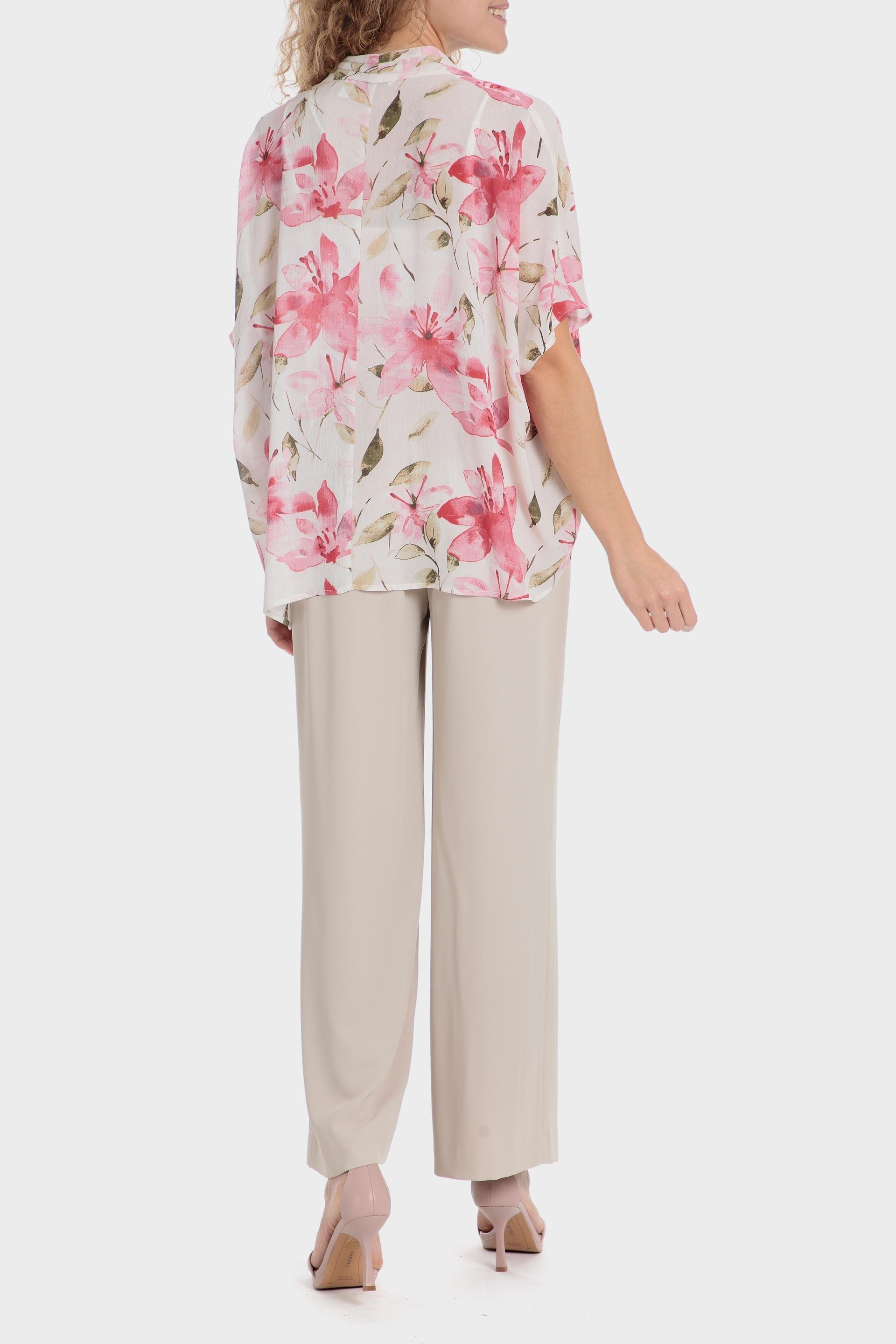 Beige Plain Casual Trousers, , large image number 4