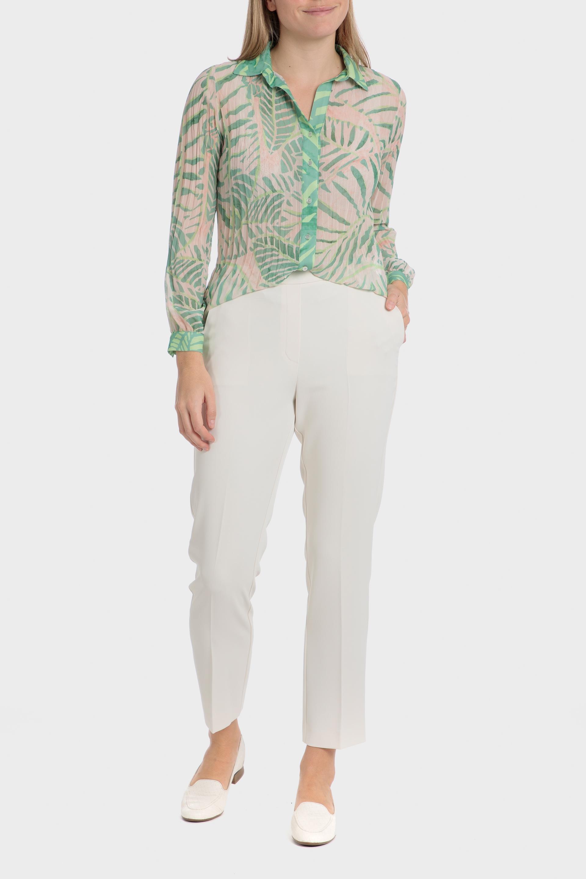 بنطال تشينو سادة بطول الكاحل، بيج, Beige Natual, medium