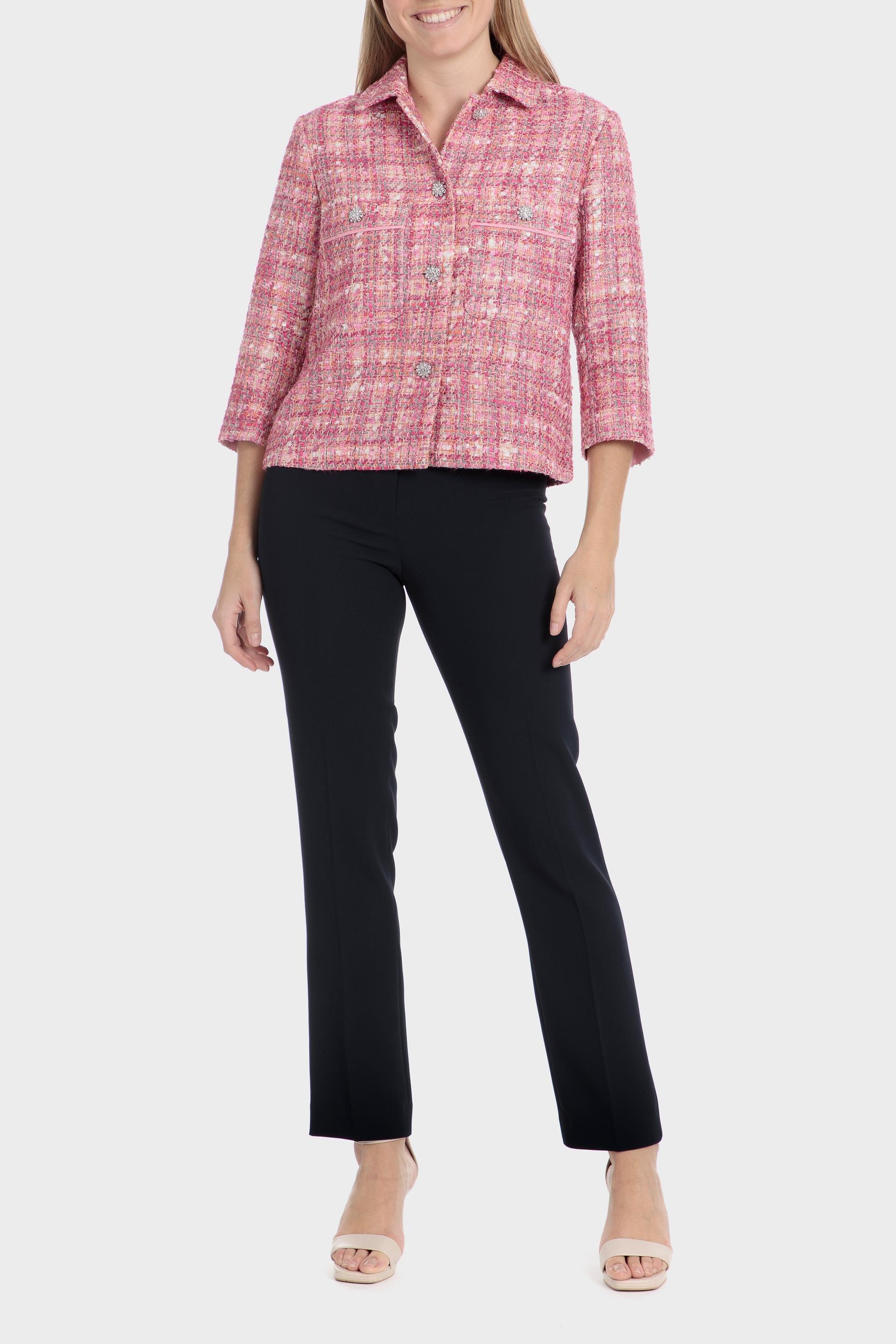 Navy Crepe Trousers With Elast, Blue Navy, large image number 3