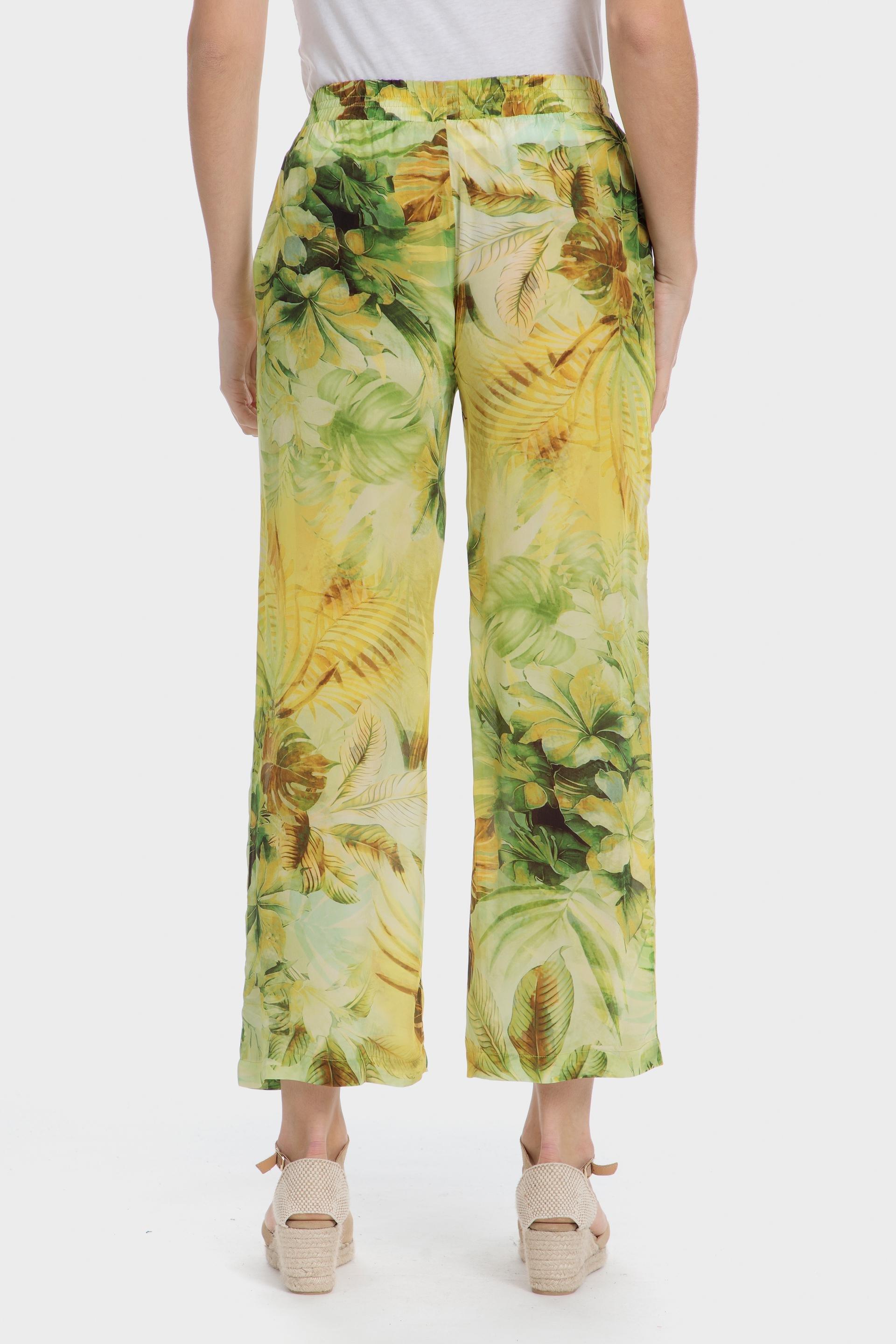 Multicolour Printed Trousers, Green Line, medium