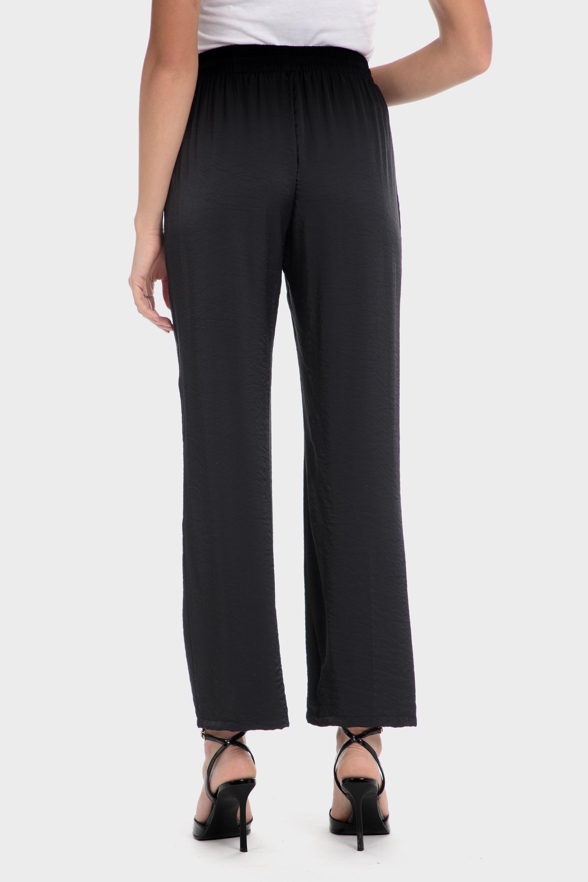Black Plain Casual Trousers, , large image number 1