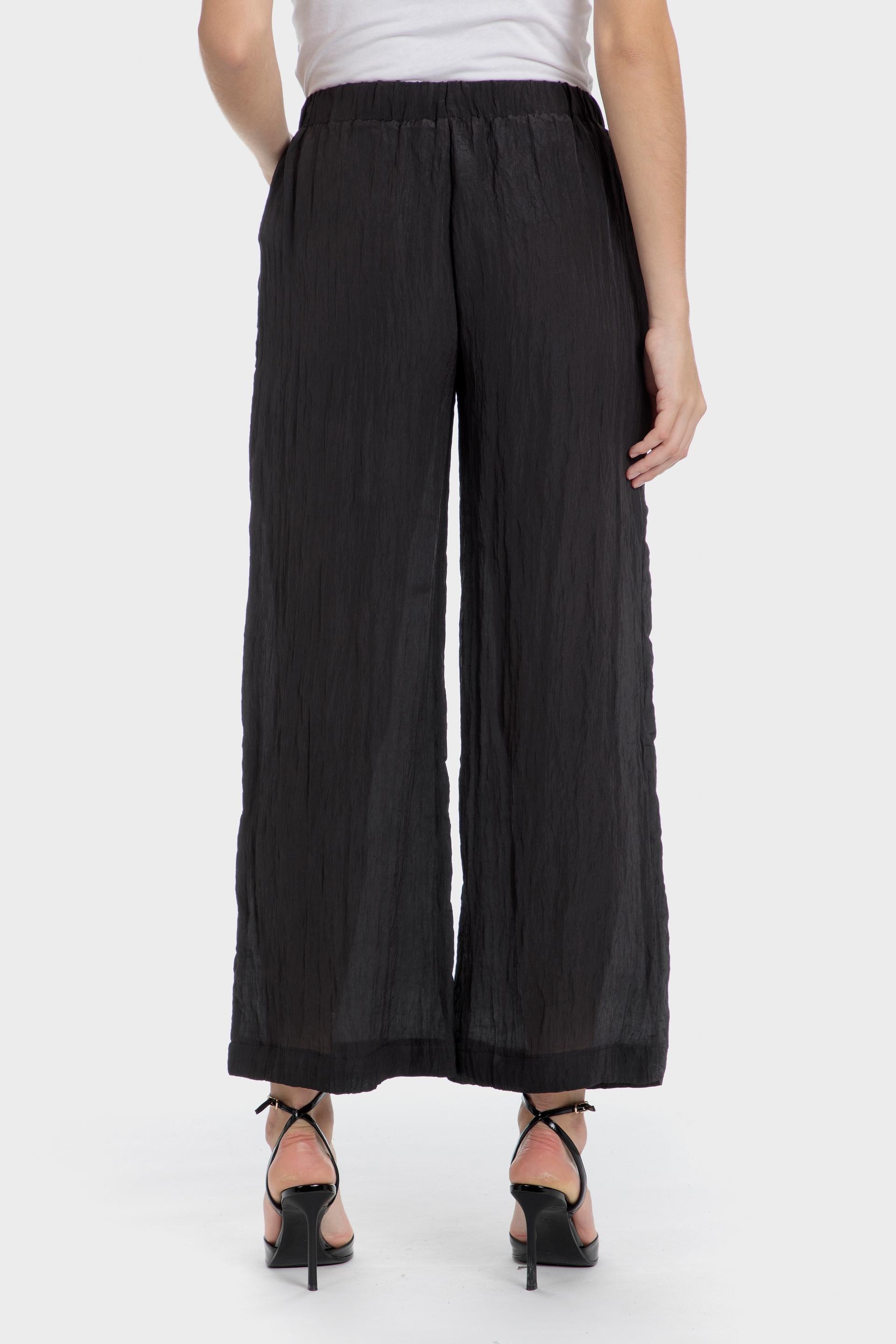 Black Wide Leg Trousers, , large image number 1