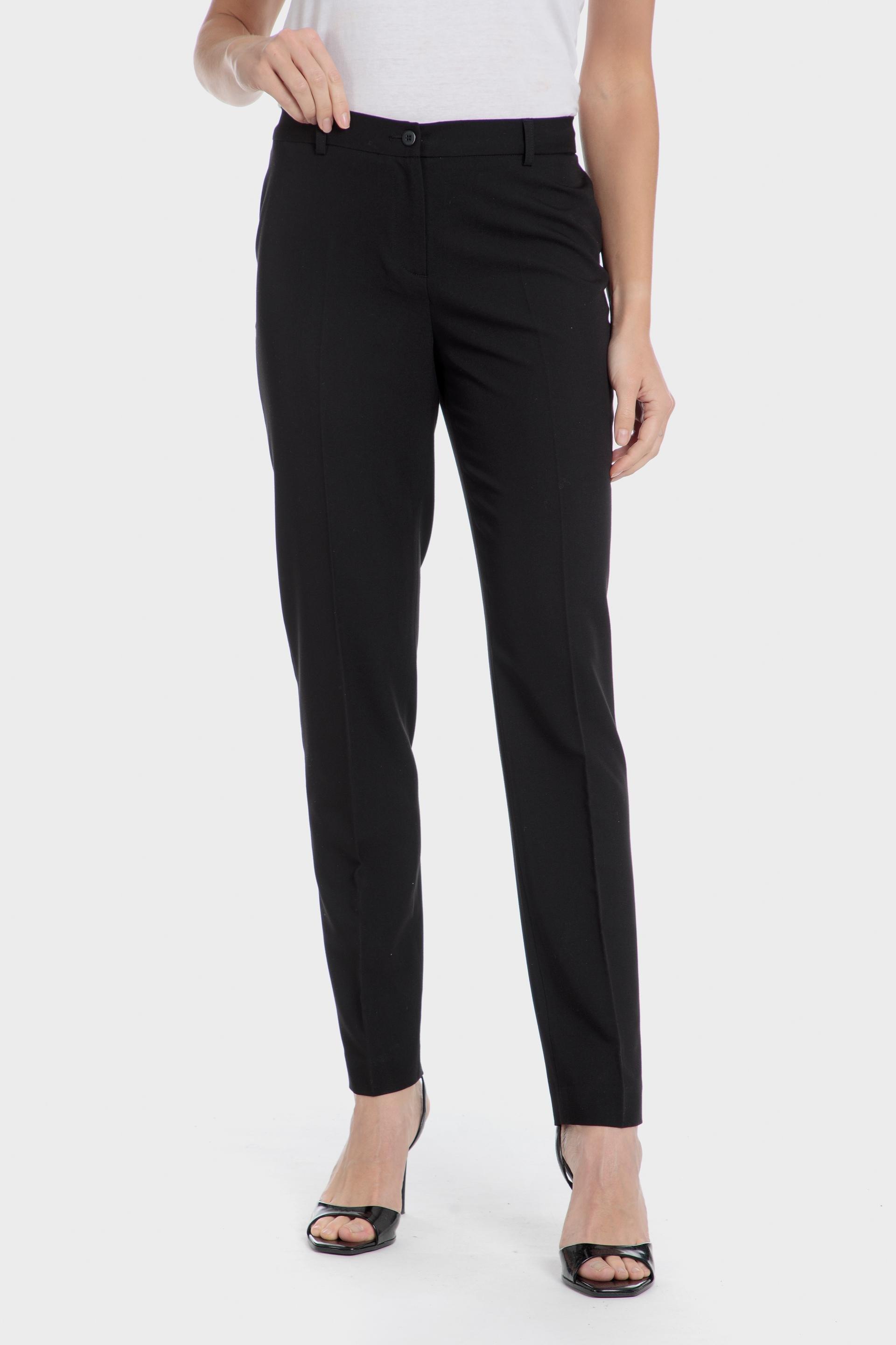 Black Plain Formal Long Trousers, , large image number 0