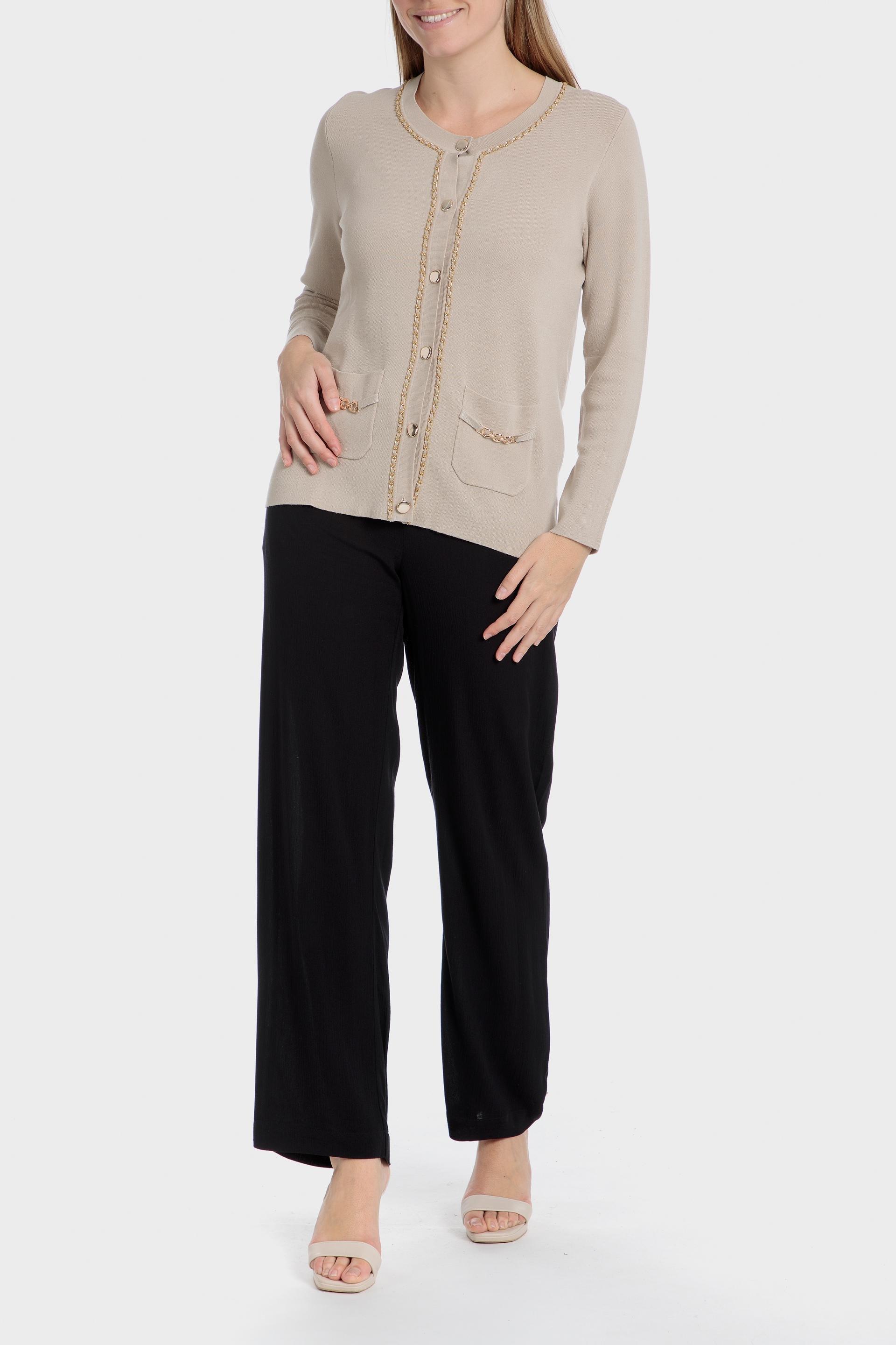 بنطال طويل, Black, large image number 0