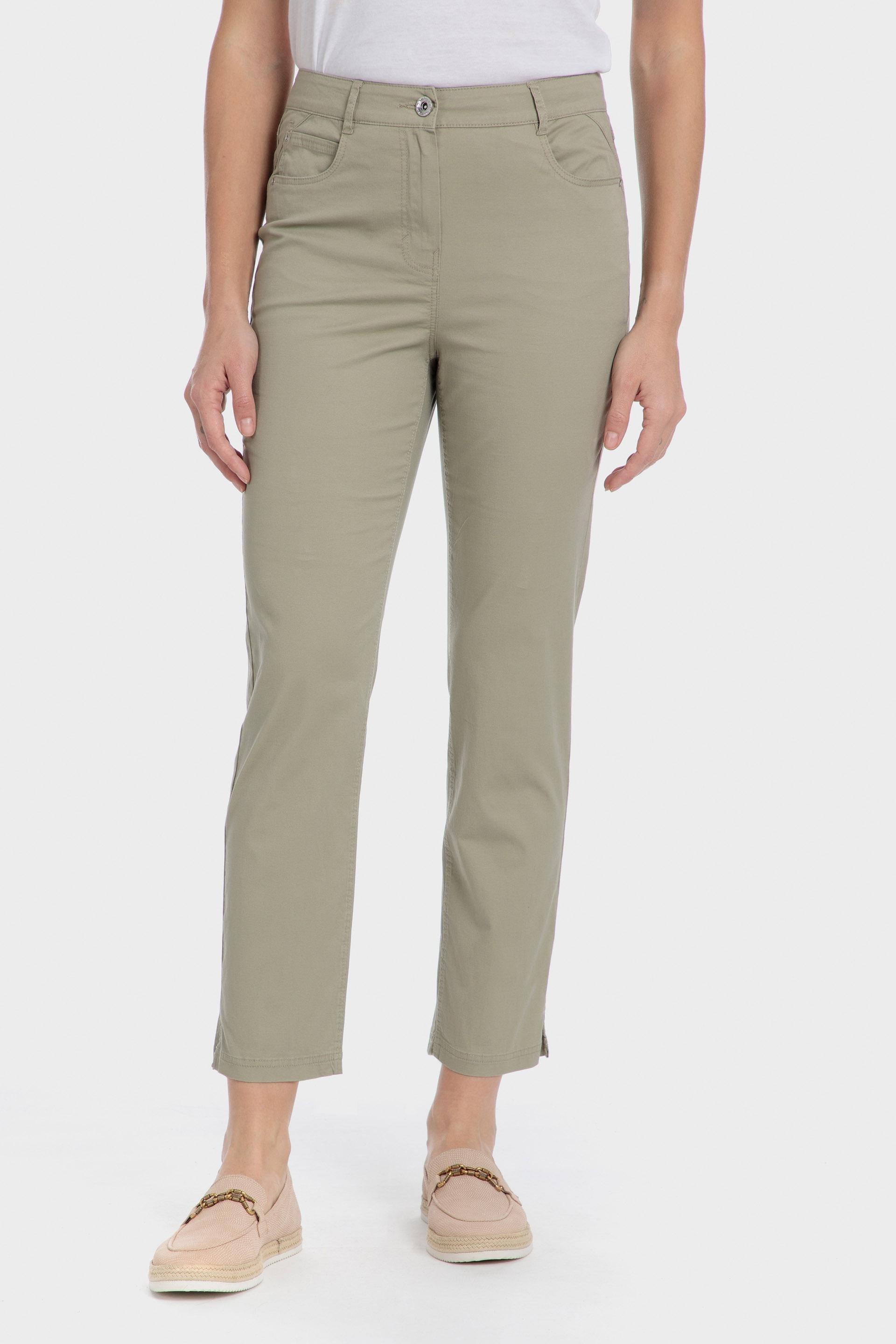 Green Crop Jeans, Green Safari, medium