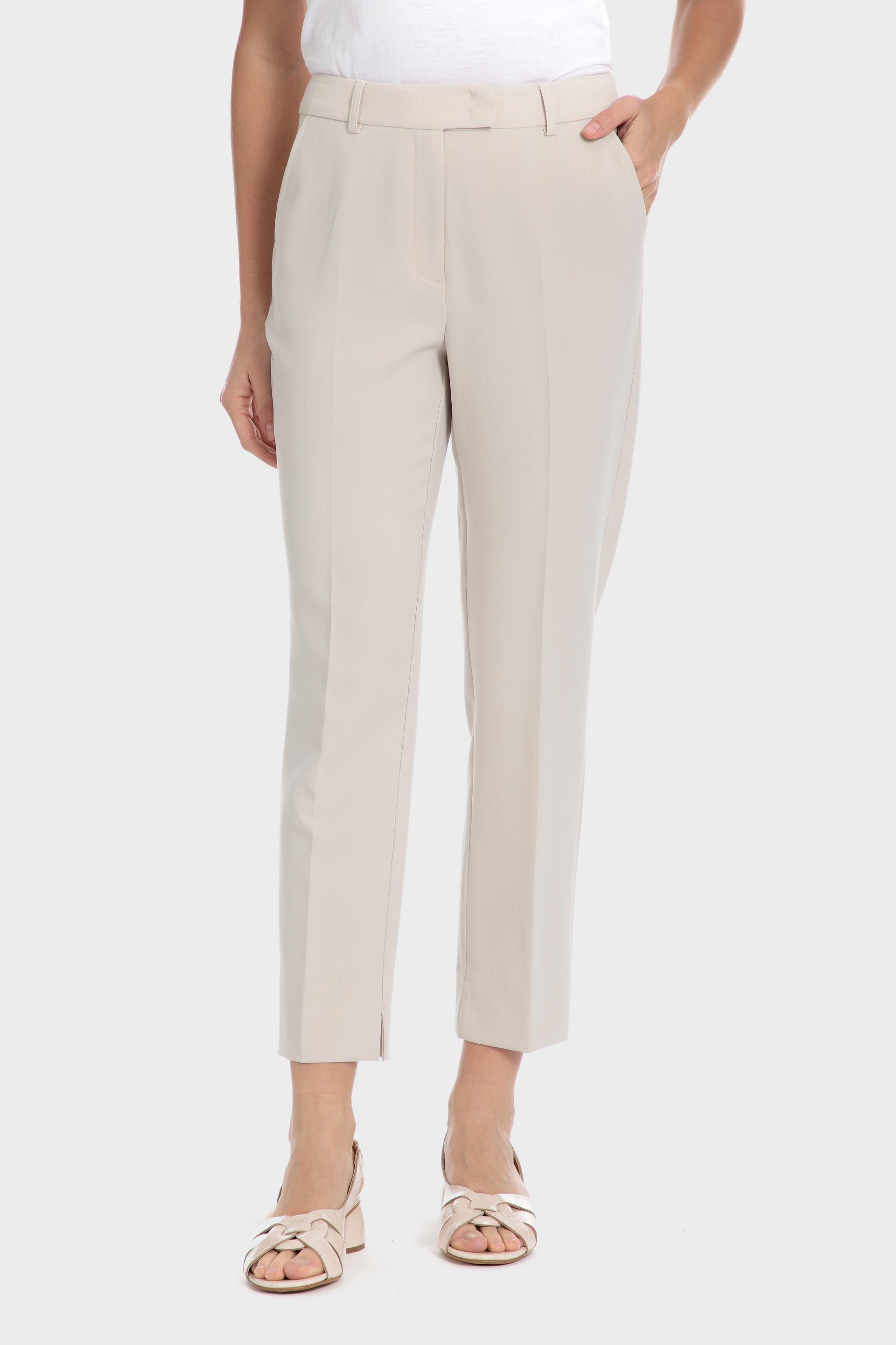 Beige Capri Trousers, Beige, large image number 1