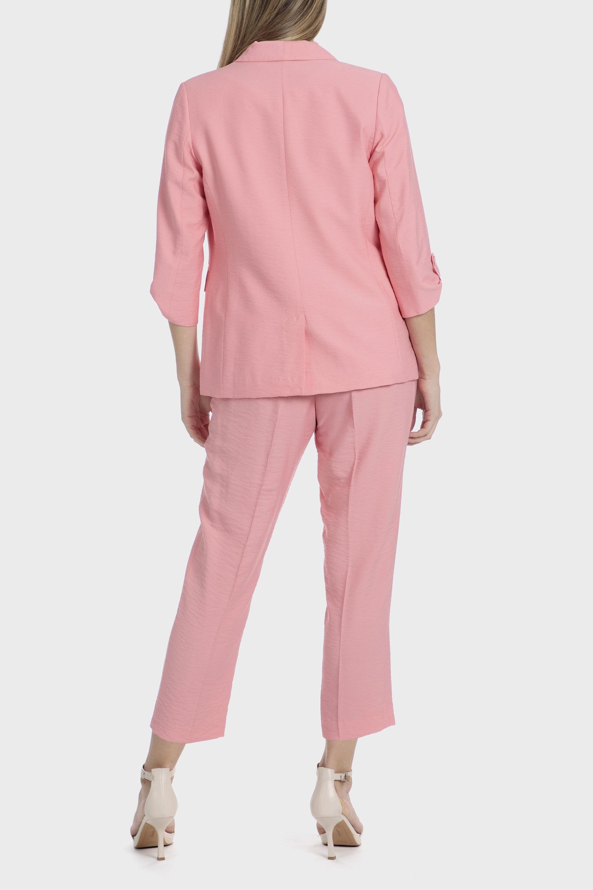 Pink Elastic Waist Trousers, 3701_118, large image number 4