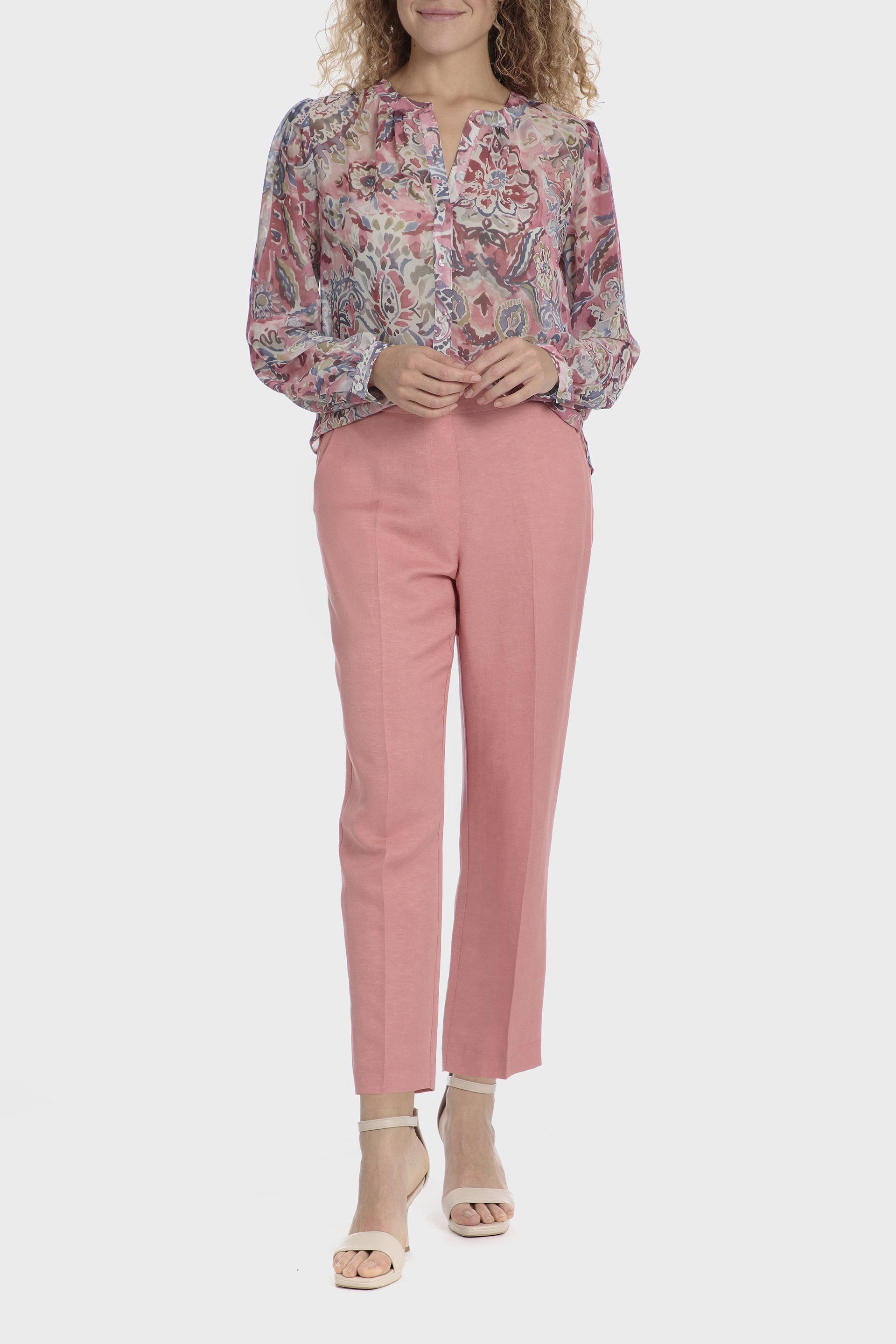 Pink Capri Trousers, 3701_112, large image number 3
