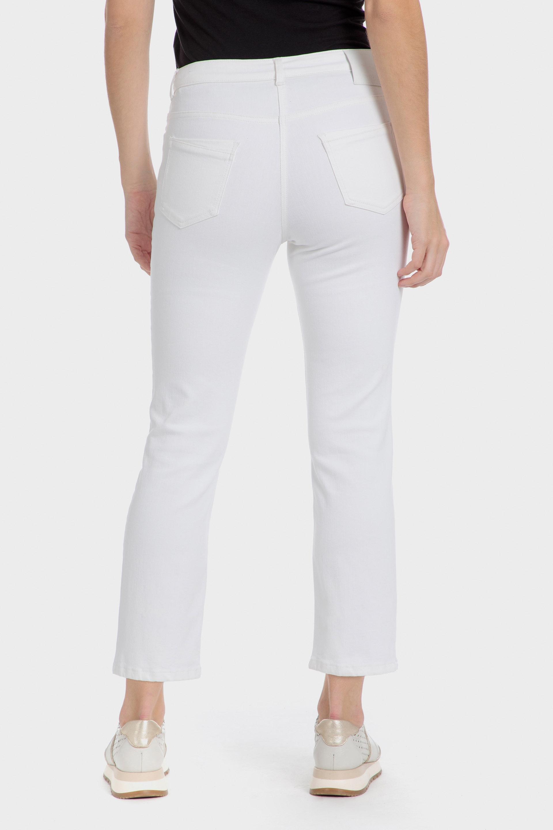 White Plain Casual Capri, , large image number 1