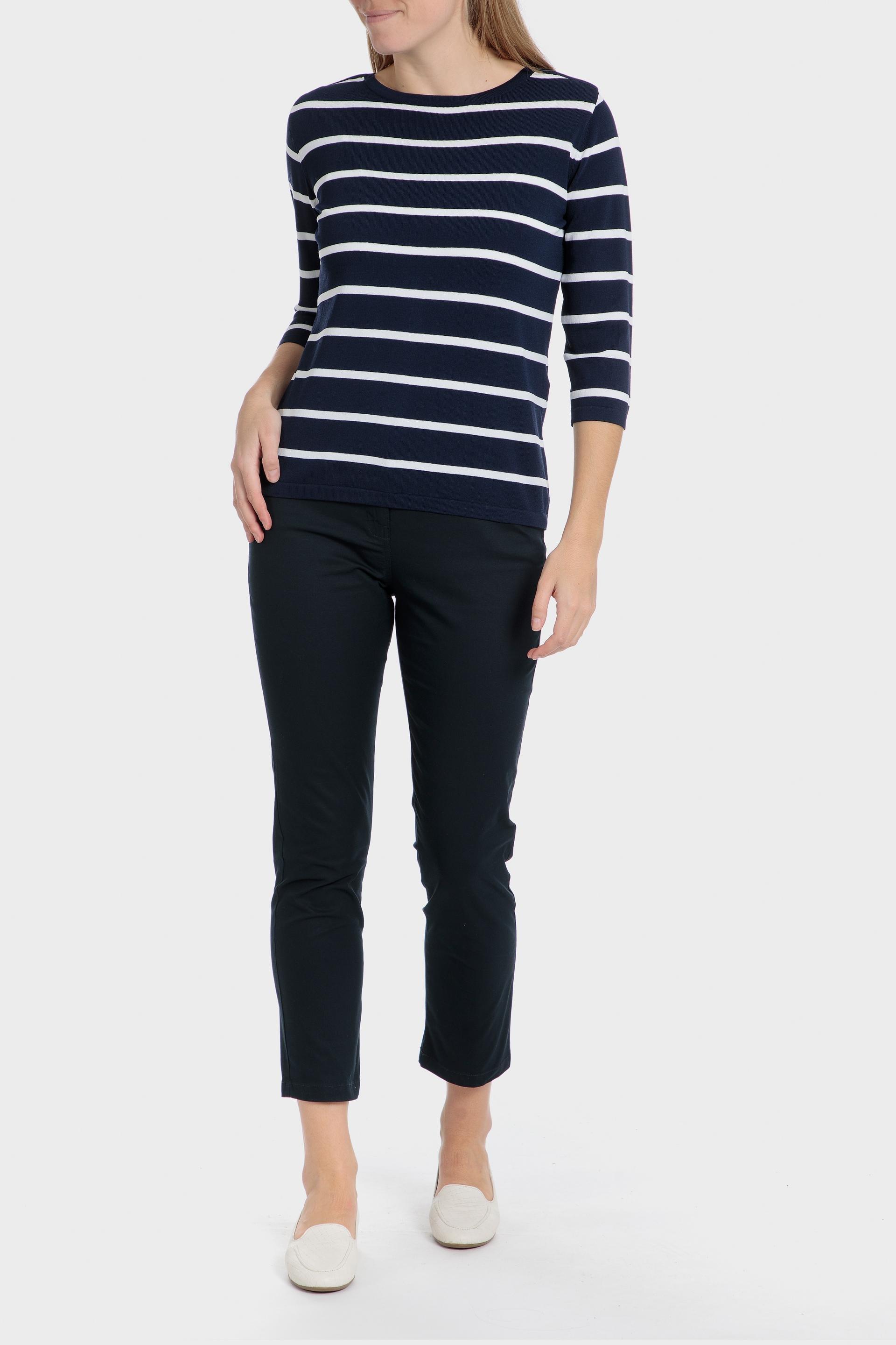 Navy Capri Pants, 3701_104, large image number 2