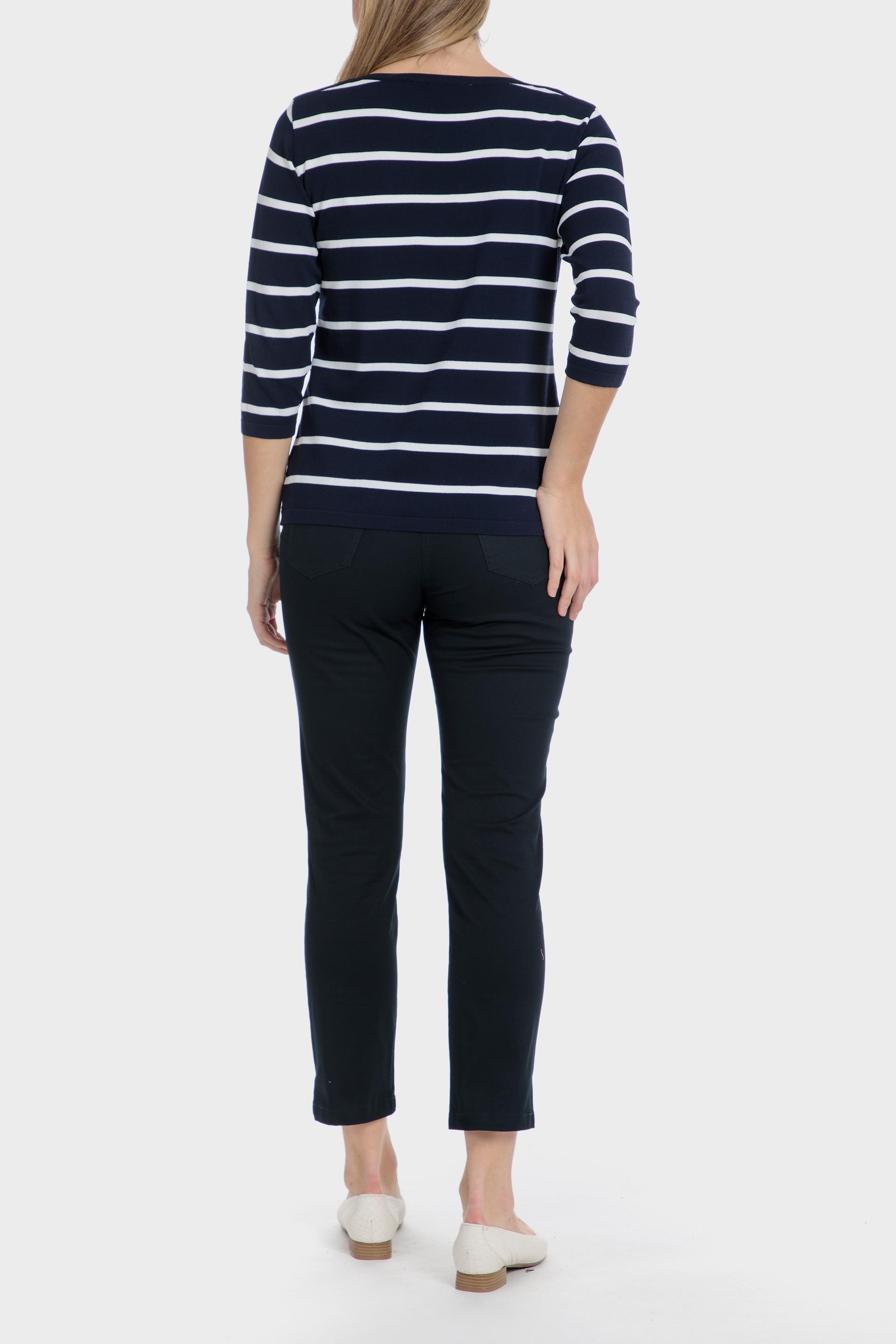 Navy Capri Pants, 3701_104, large image number 3