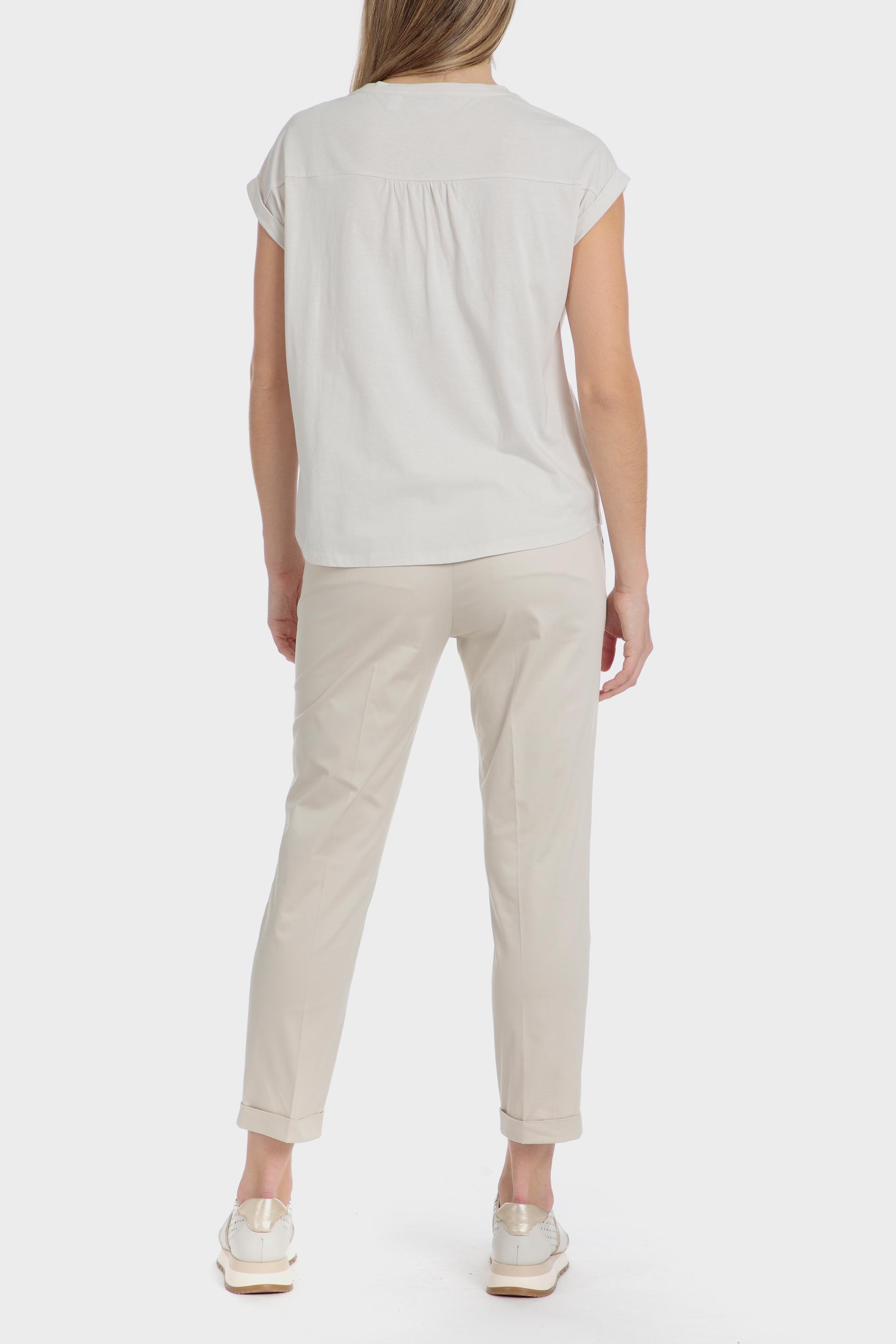 Beige Capri Trousers, 3701_129, large image number 3