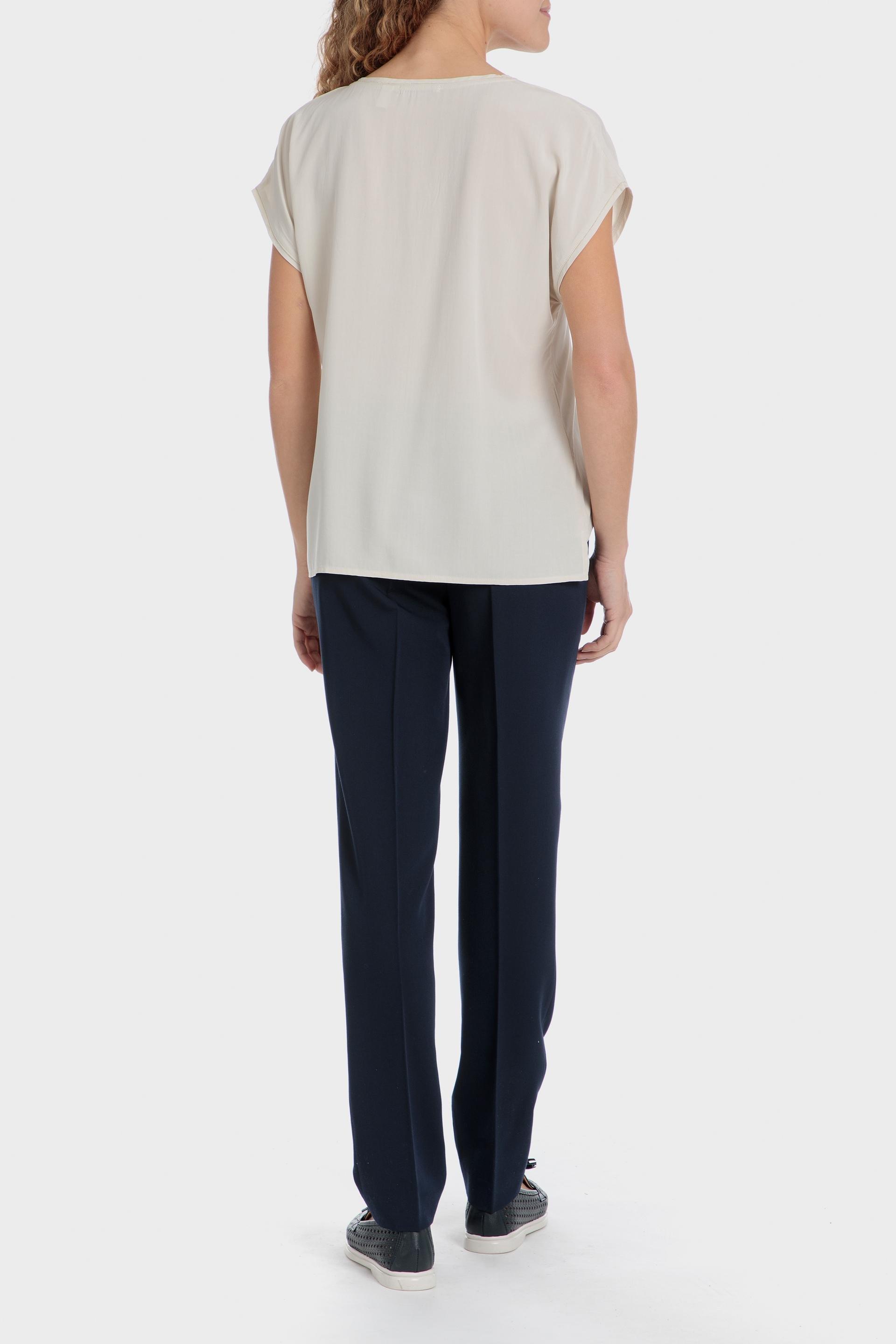 Black Plain Casual Cropped Trousers, Black, large image number 7