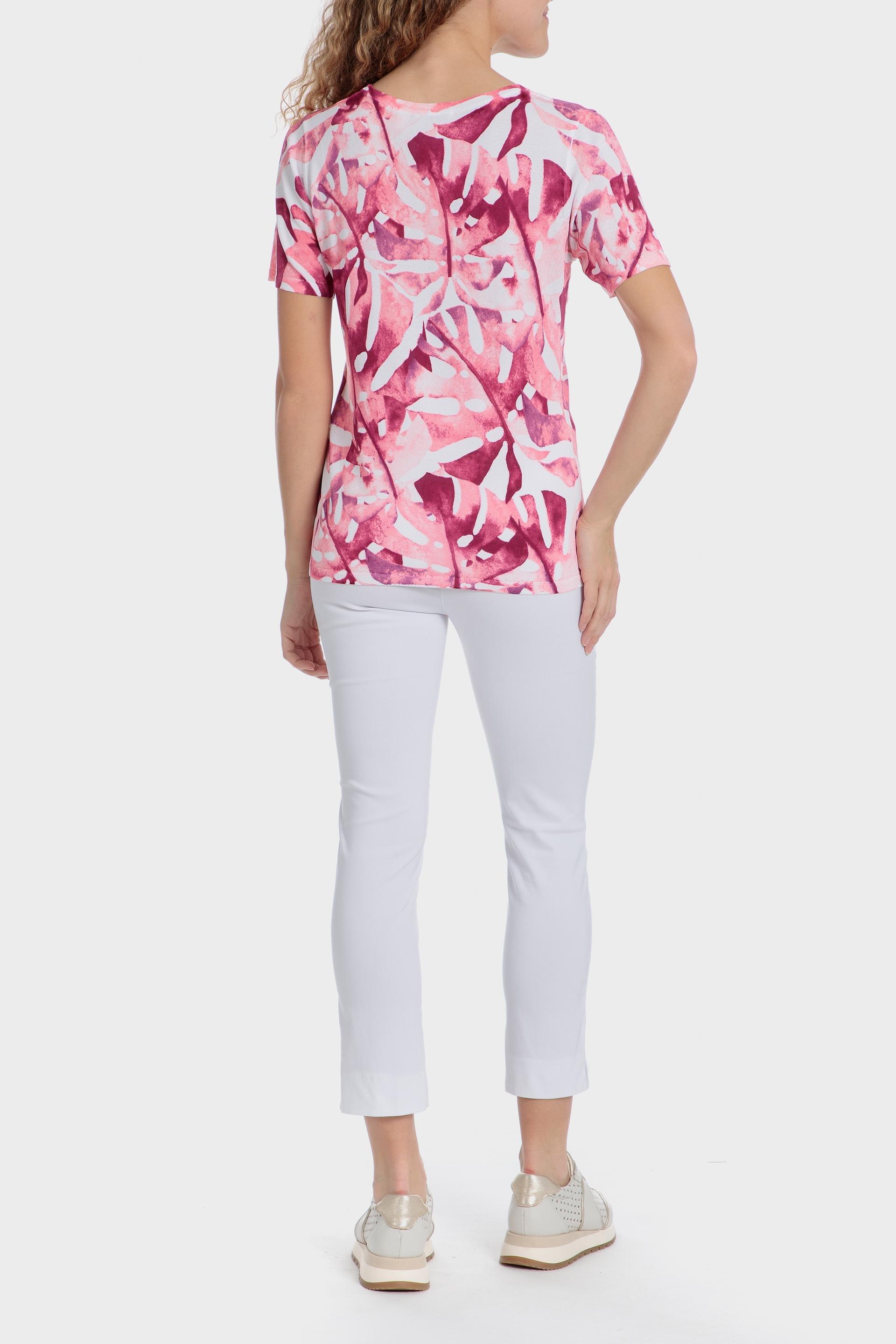 White Plain Casual Ankle-Length Trousers, , large image number 3