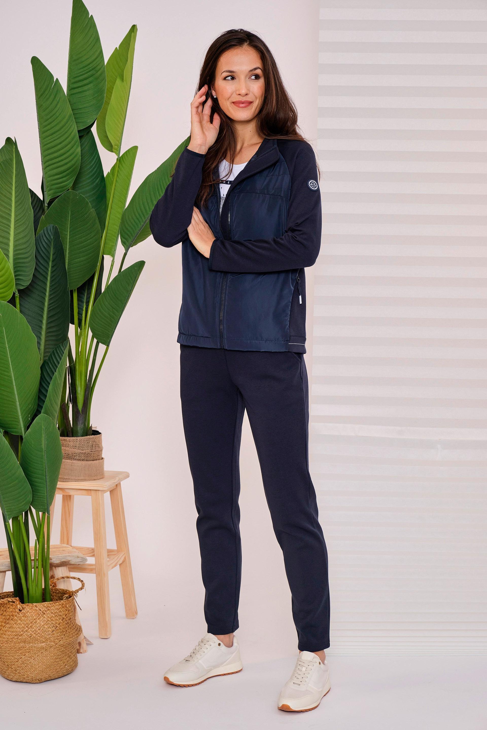 Navy Comfy Trousers, 3701_104, large image number 0