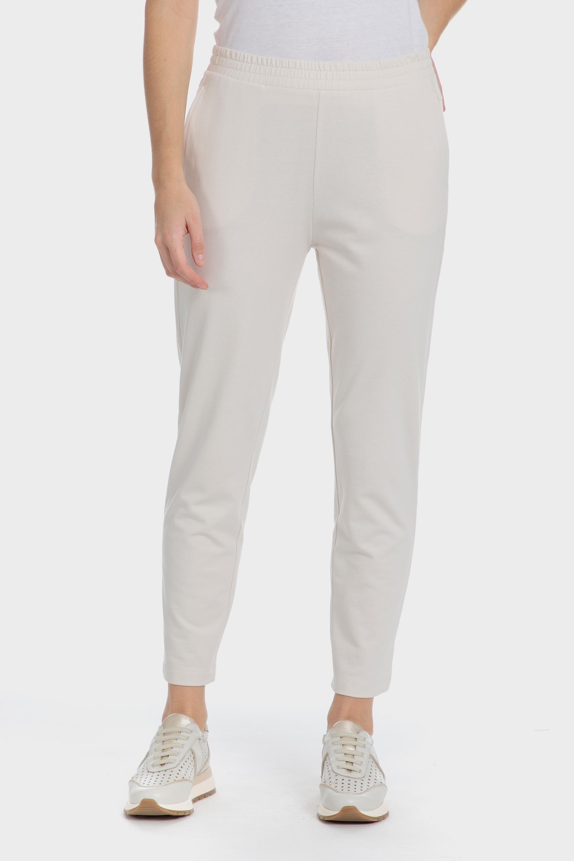 Cream Slim Casual Jogger, , large image number 0