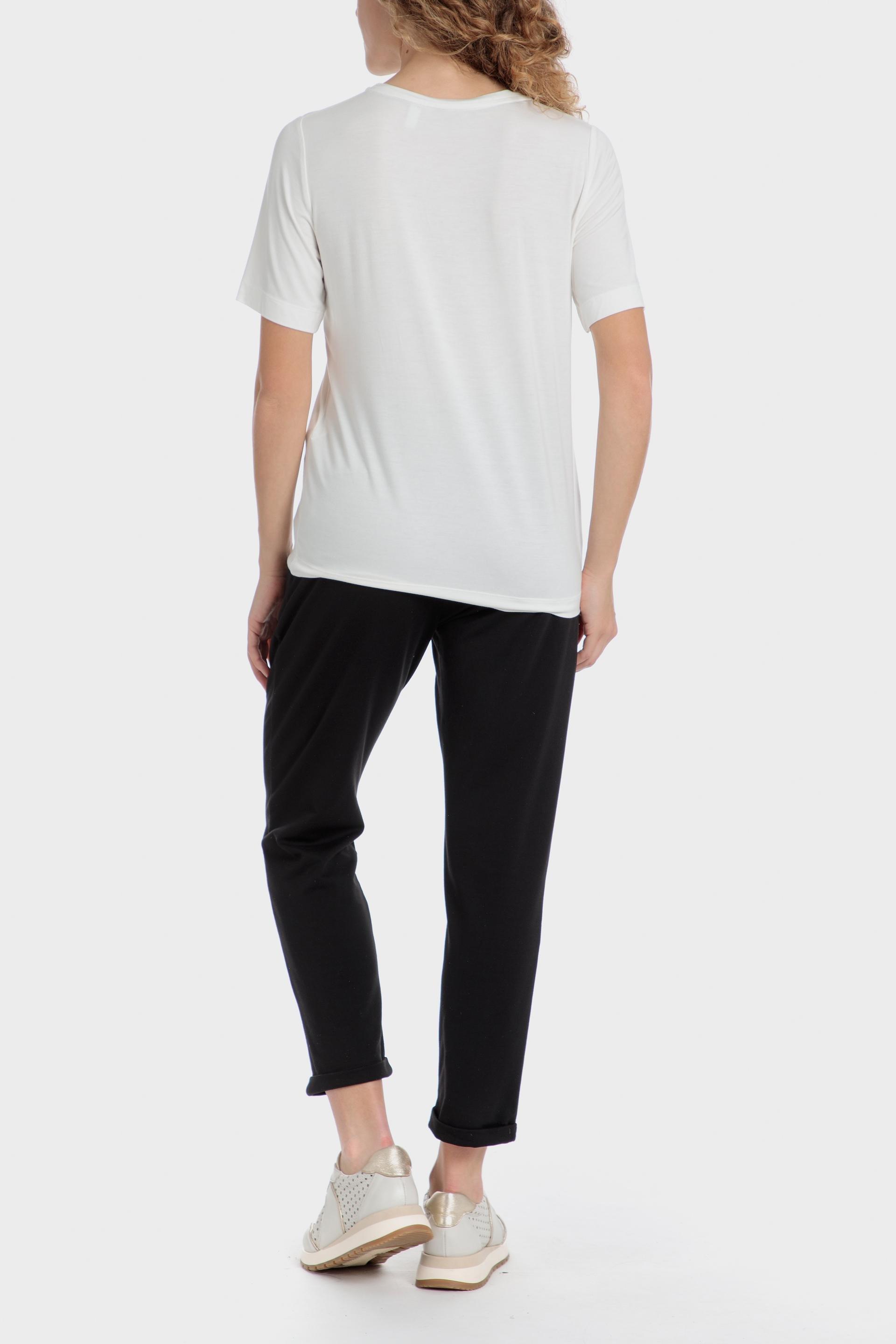 بنطال رياضي كاجوال بقصة سليم فت، أسود, Black, large image number 3