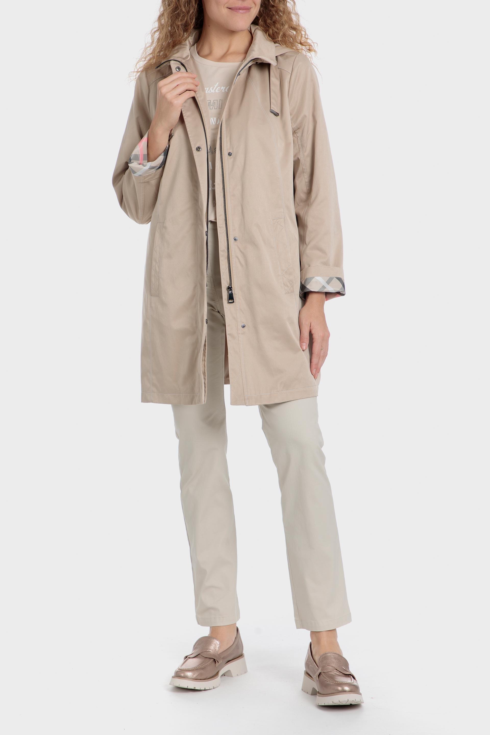 Beige Trench Coat, , large image number 2