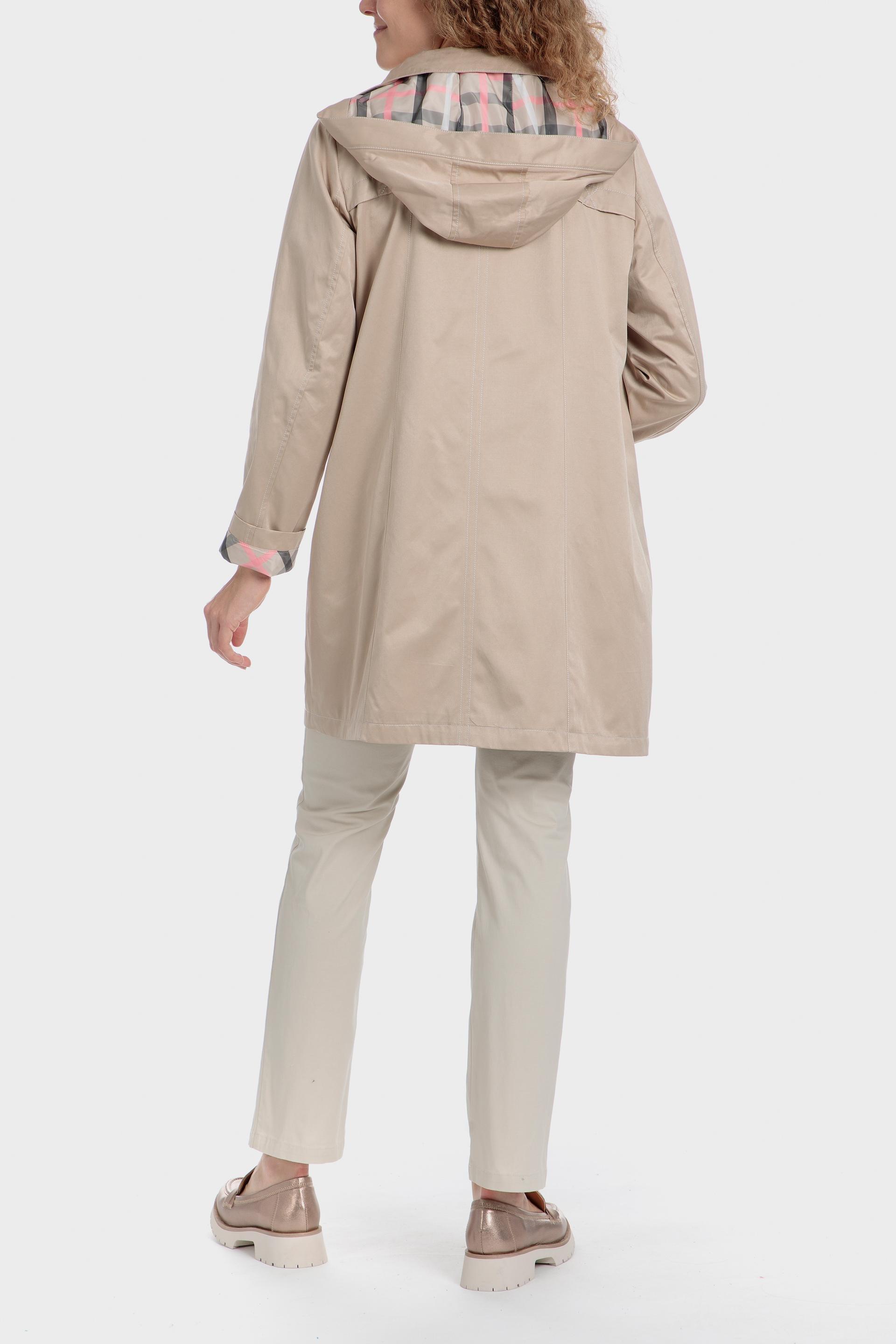 Beige Trench Coat, , large image number 4