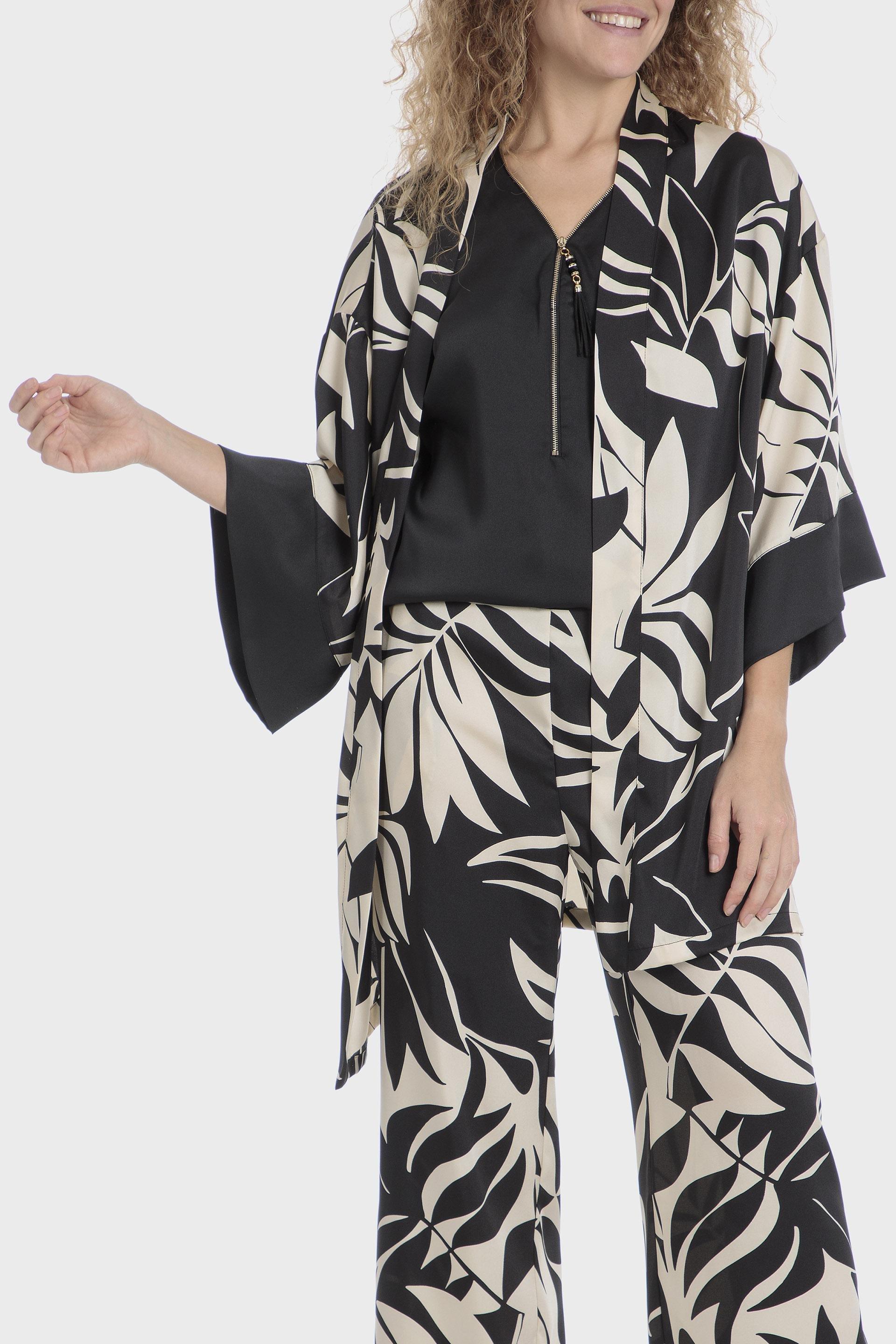 Multicolour Patterned Casual Cardigan, , large image number 0