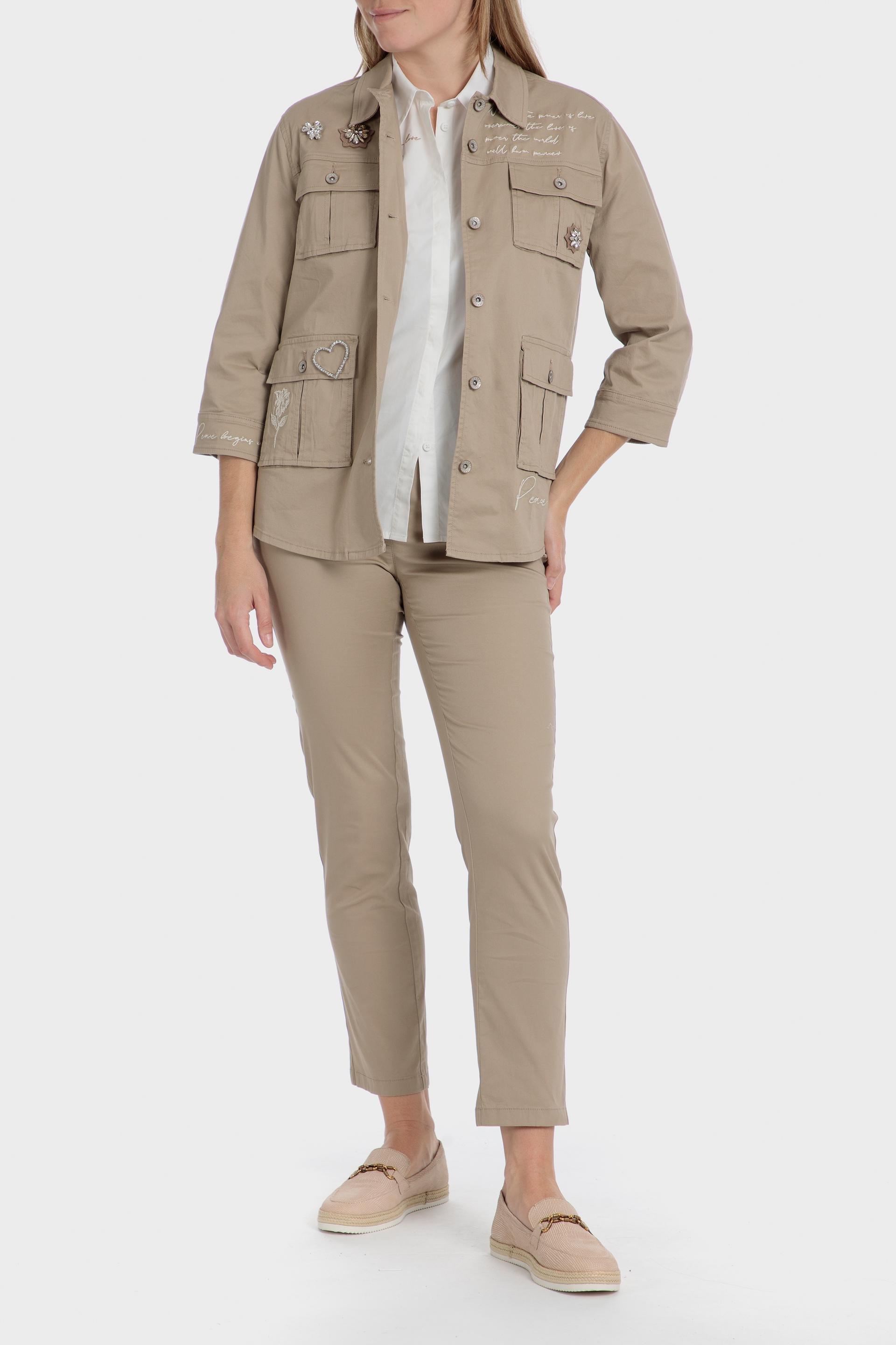 Beige Sud Details Overshirt, , large image number 2