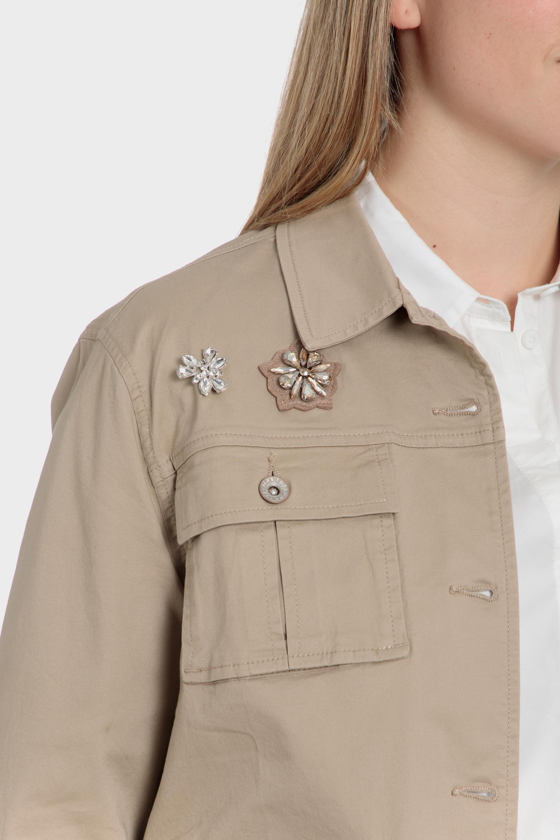 Beige Sud Details Overshirt, , large image number 3