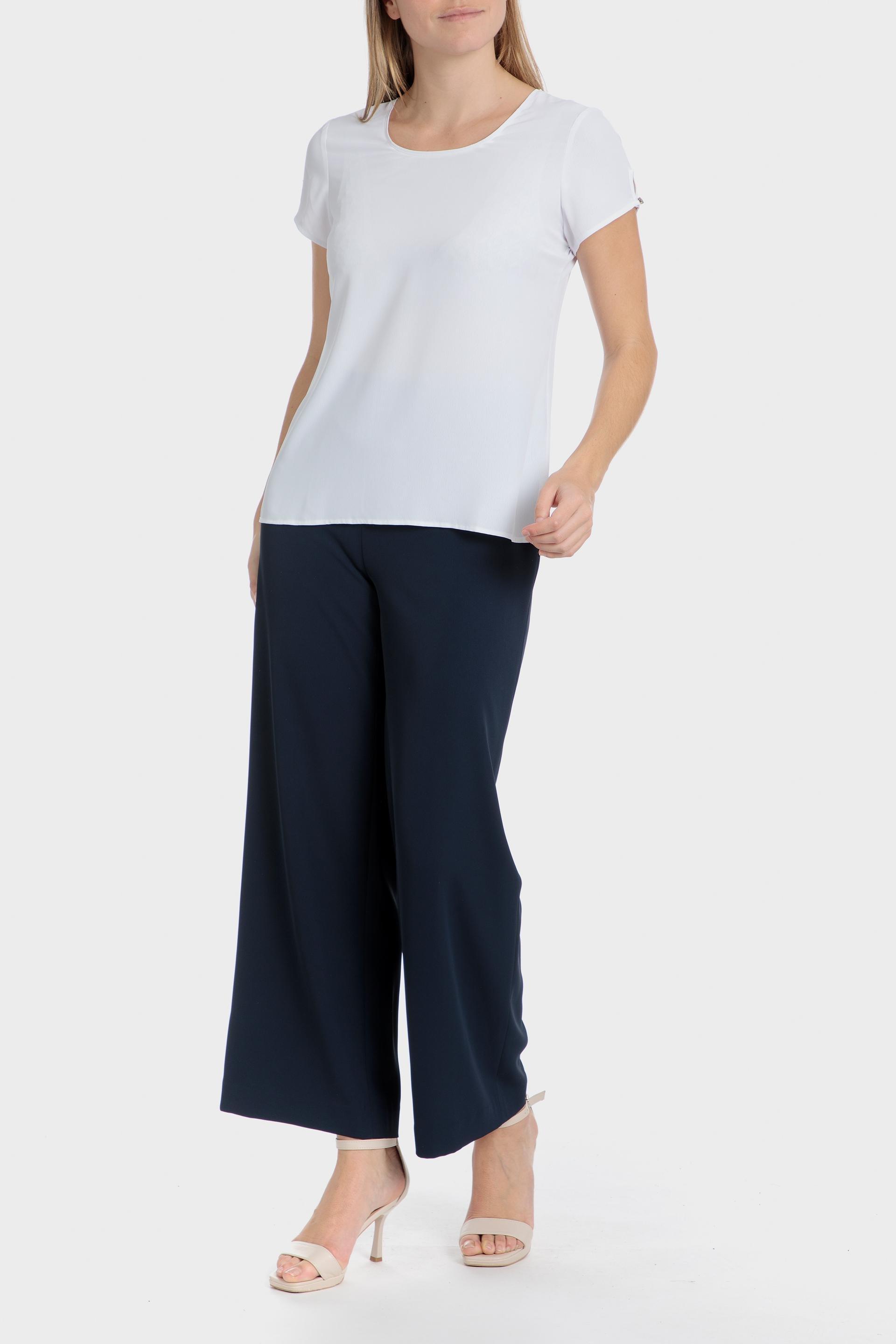 White Plain Basic Retro Top, , large image number 3