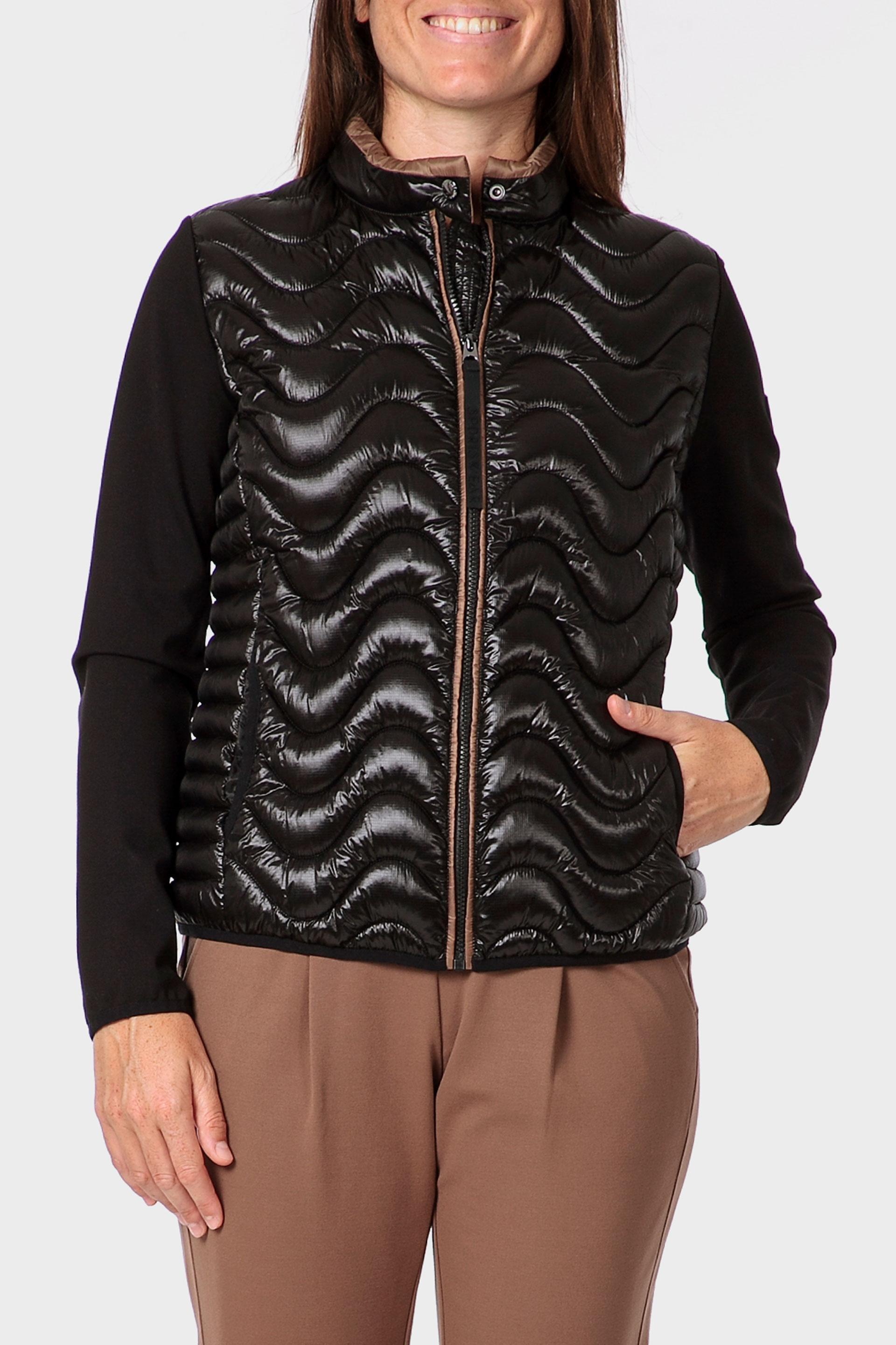Black Padded Jacket, Black, medium