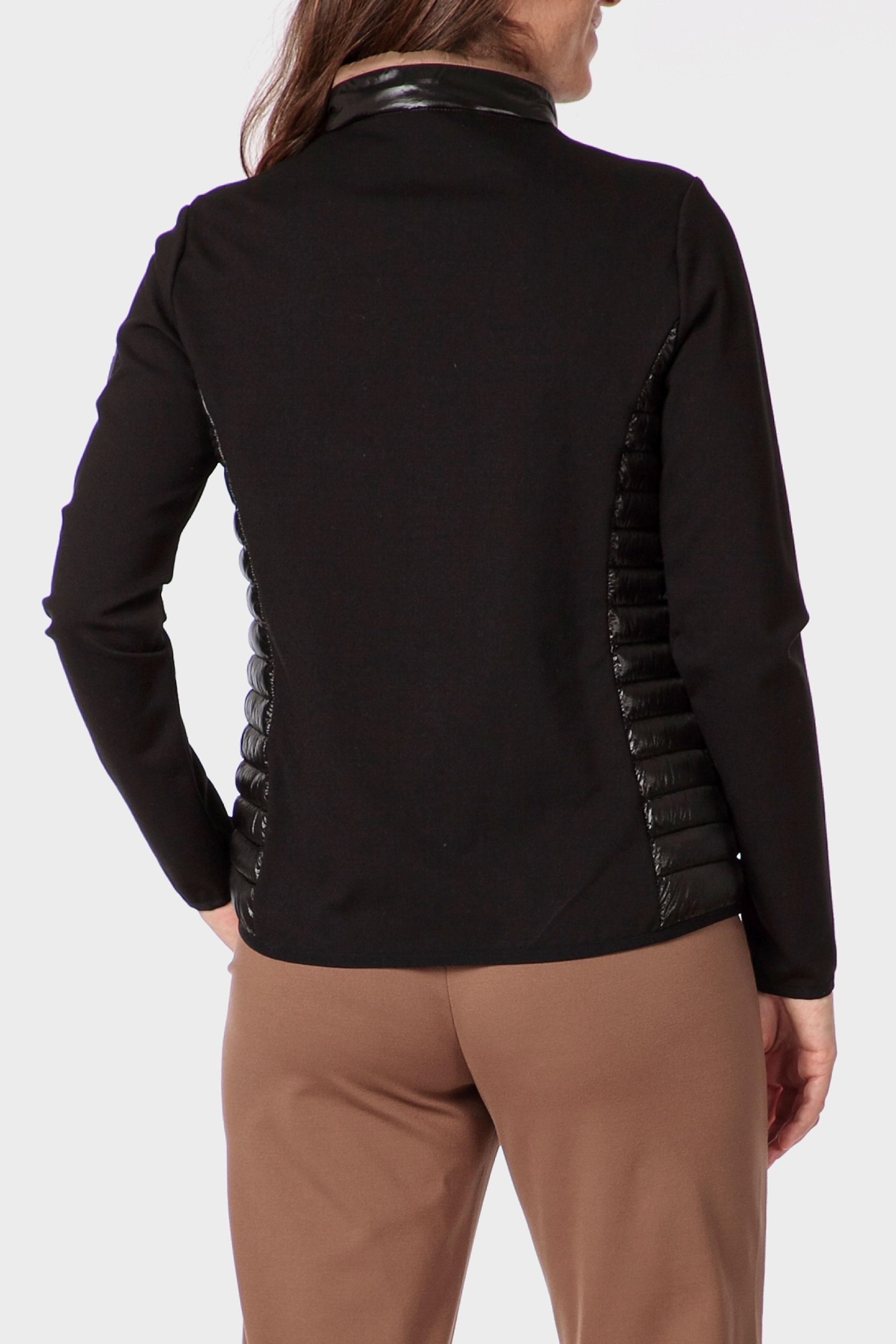 Black Padded Jacket, Black, large image number 2
