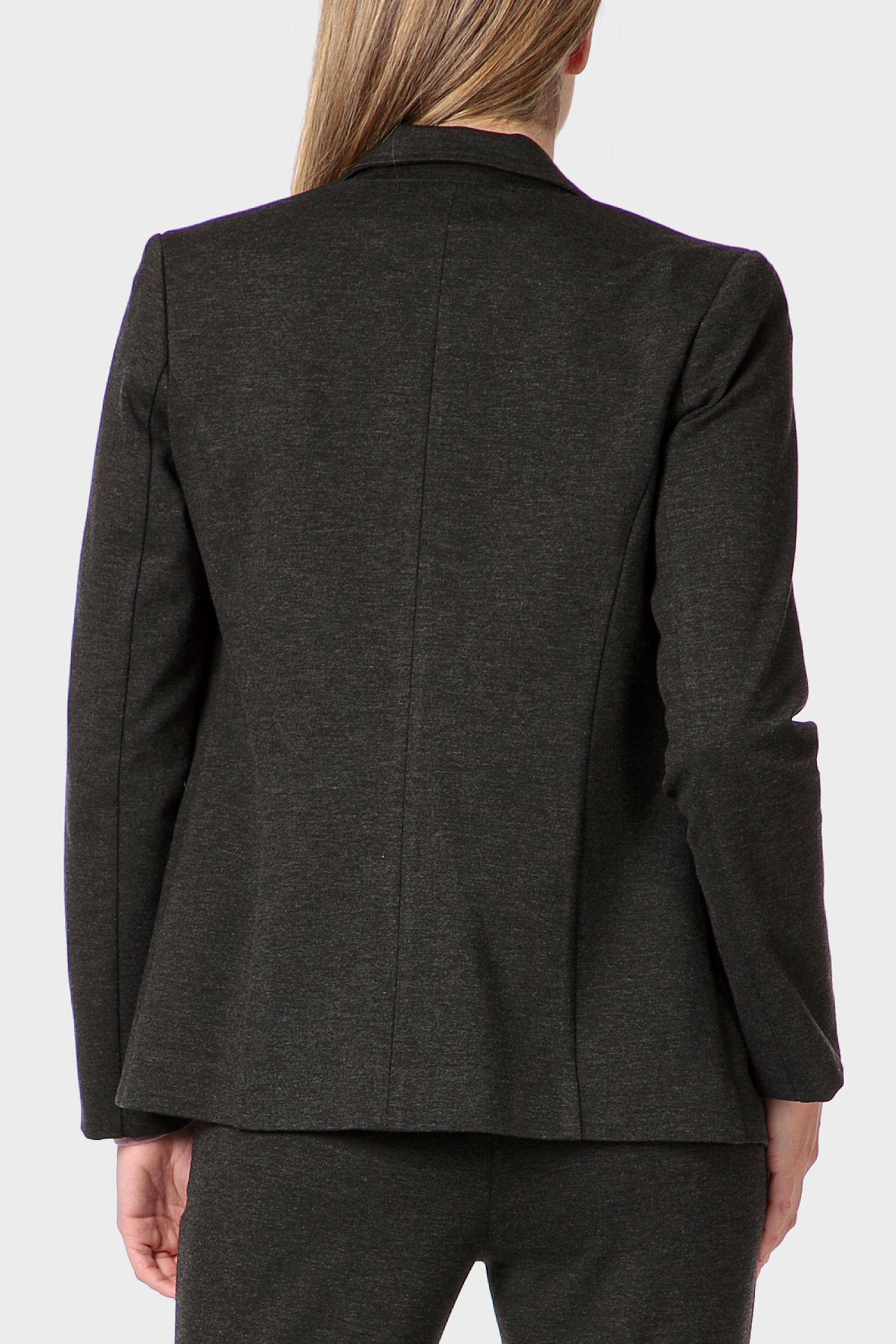 Grey Buttoned Blazer, Grey Dark, large image number 2