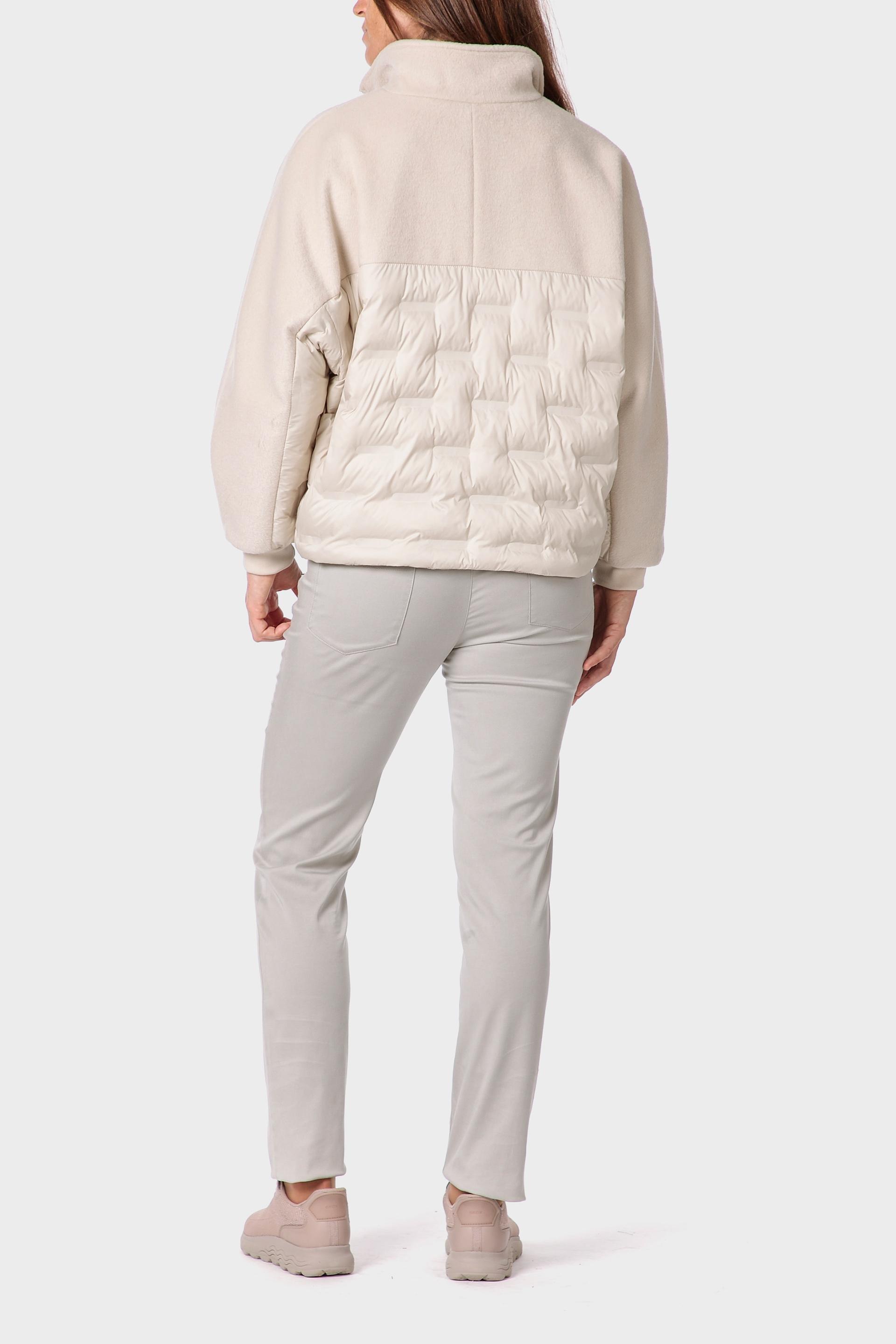 White Padded Jacket, Beige, large image number 3