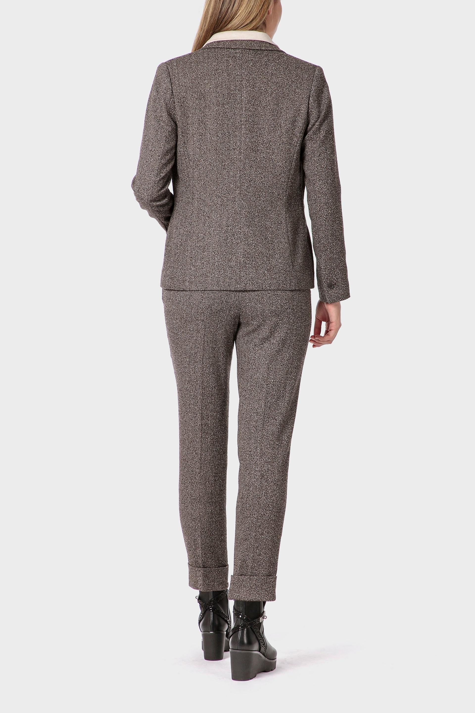 Grey Herringbone Blazer, 3701_113, large image number 3