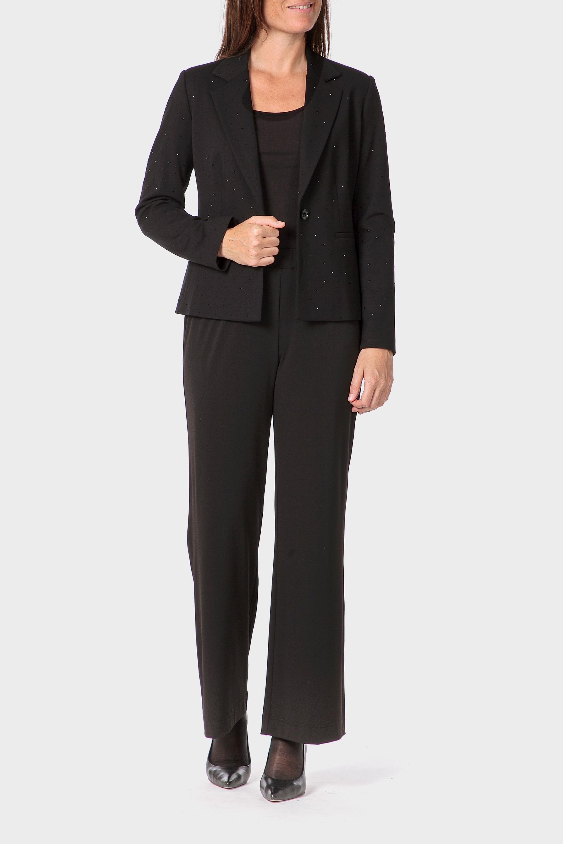 Black Party Blazer, Black, medium