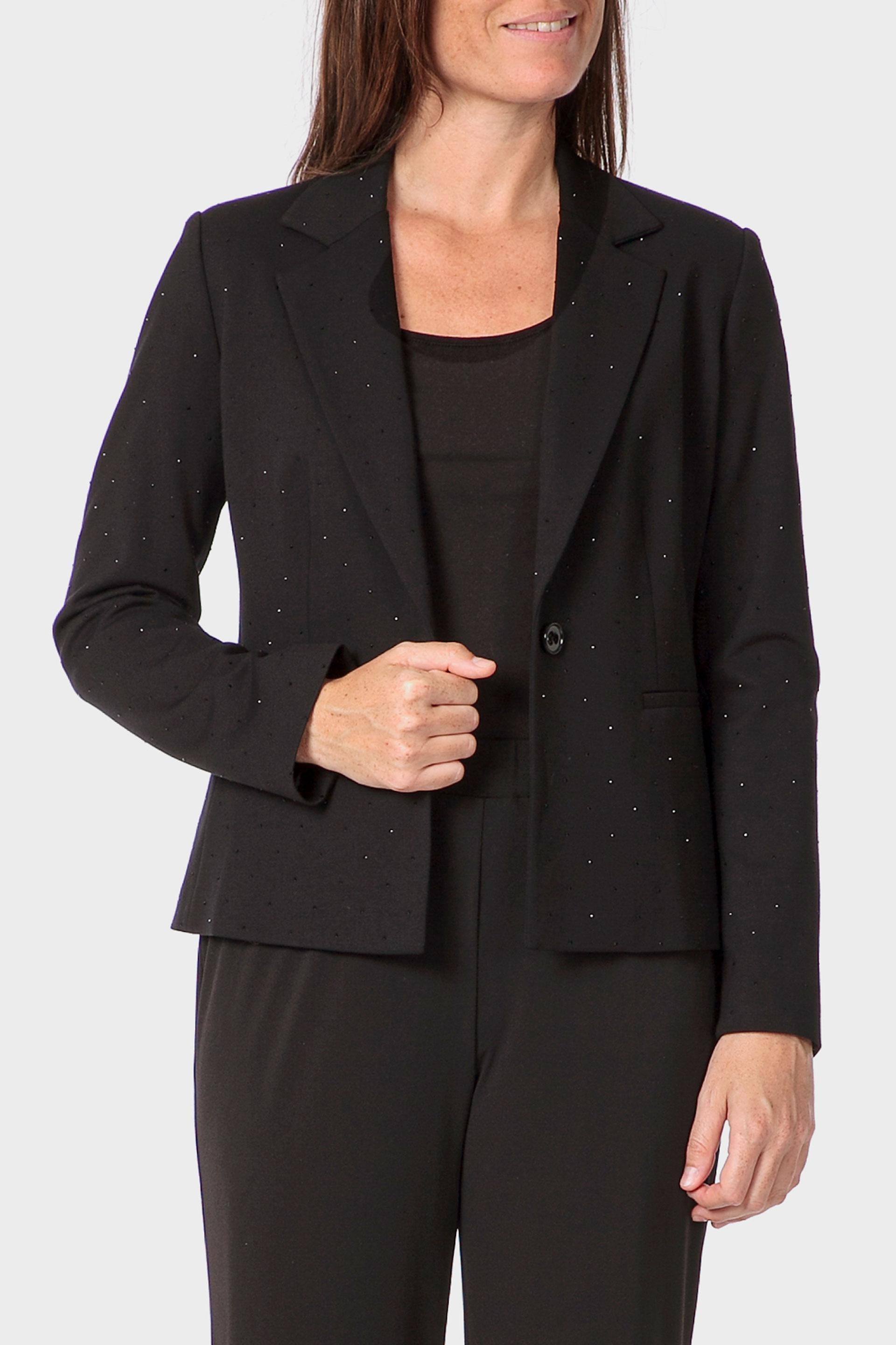 Black Party Blazer, Black, large image number 3