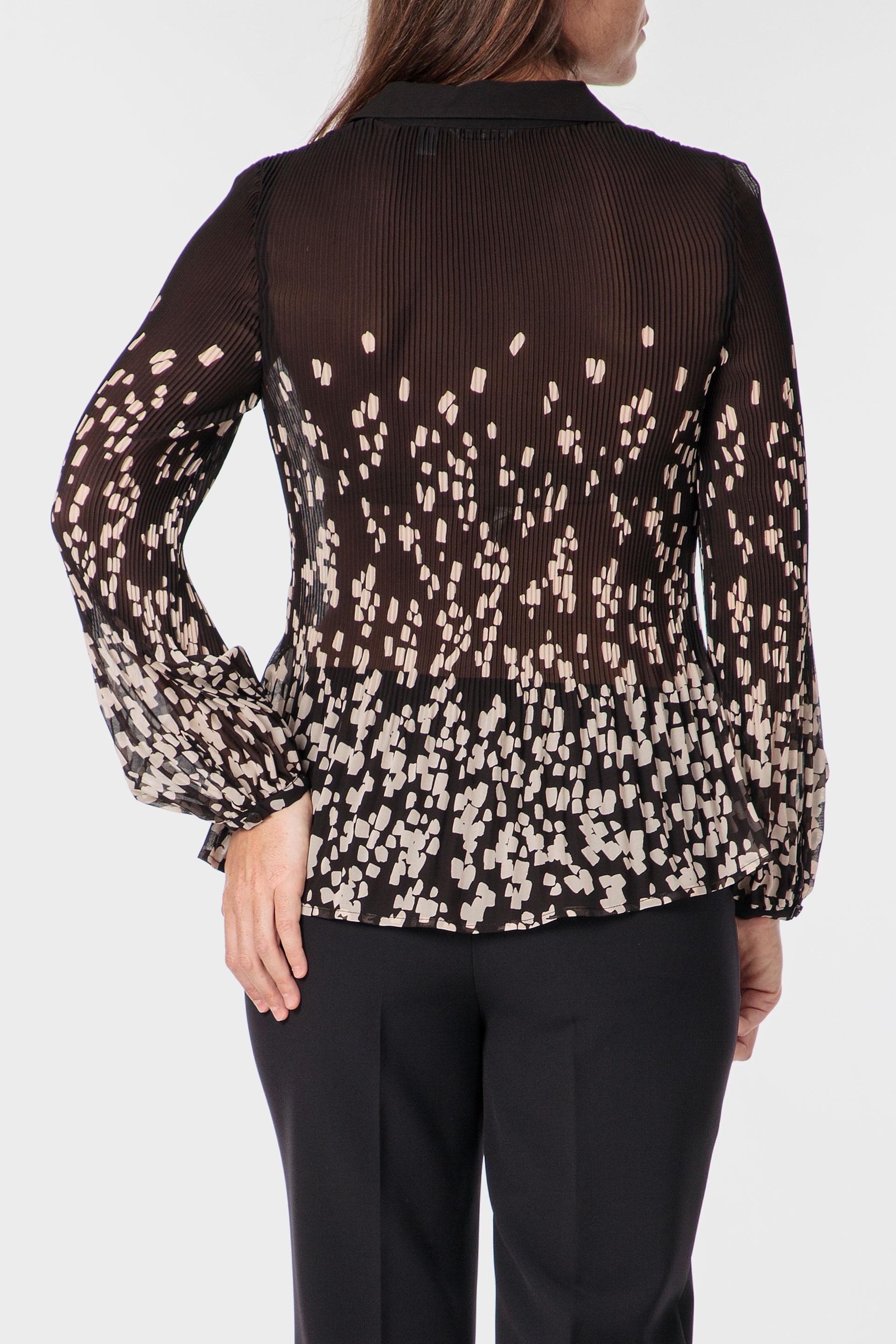 قميص بكسرات وطبعة، أسود, 3701_120, large image number 2