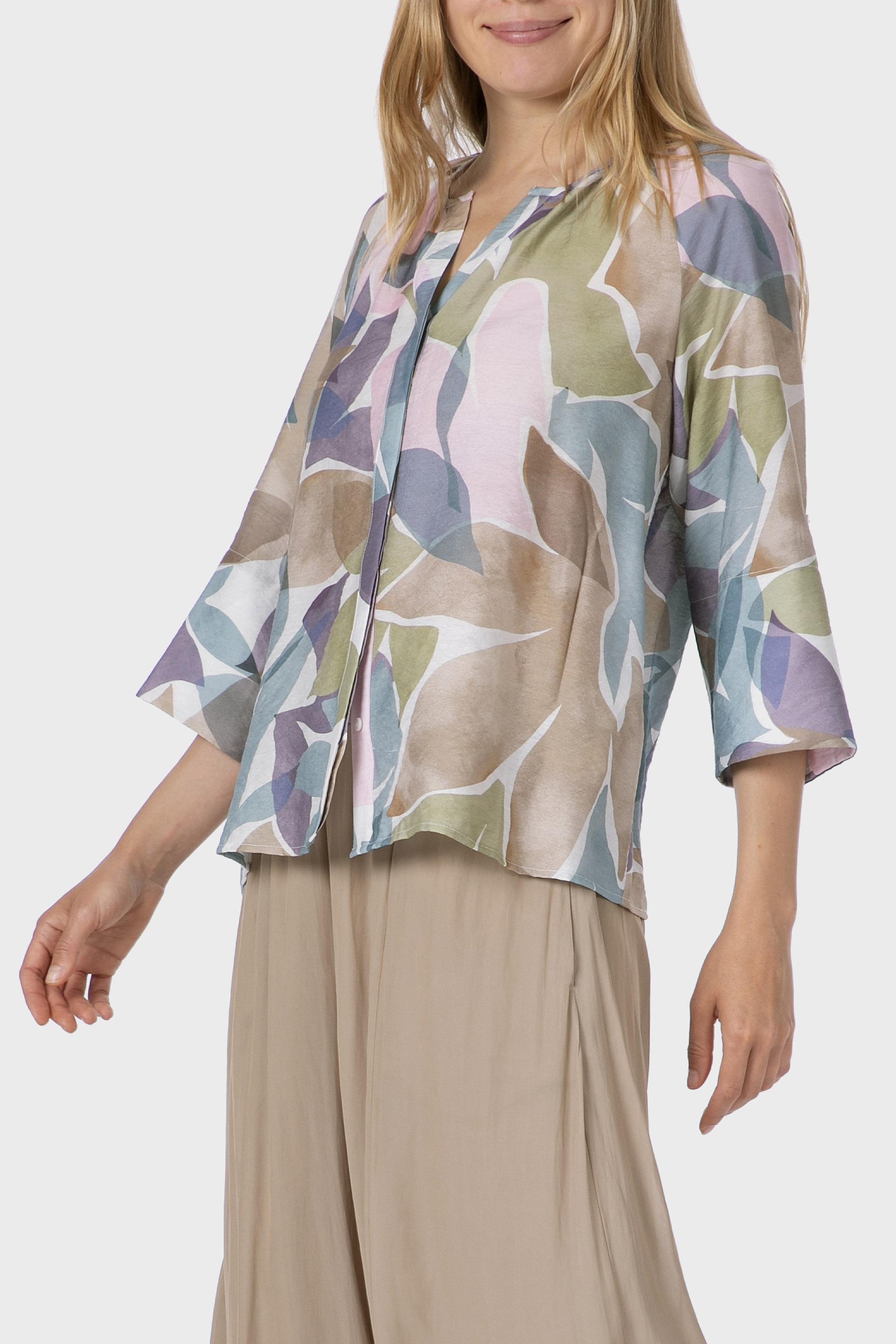 Beige Printed Shirt, 3701_136, medium