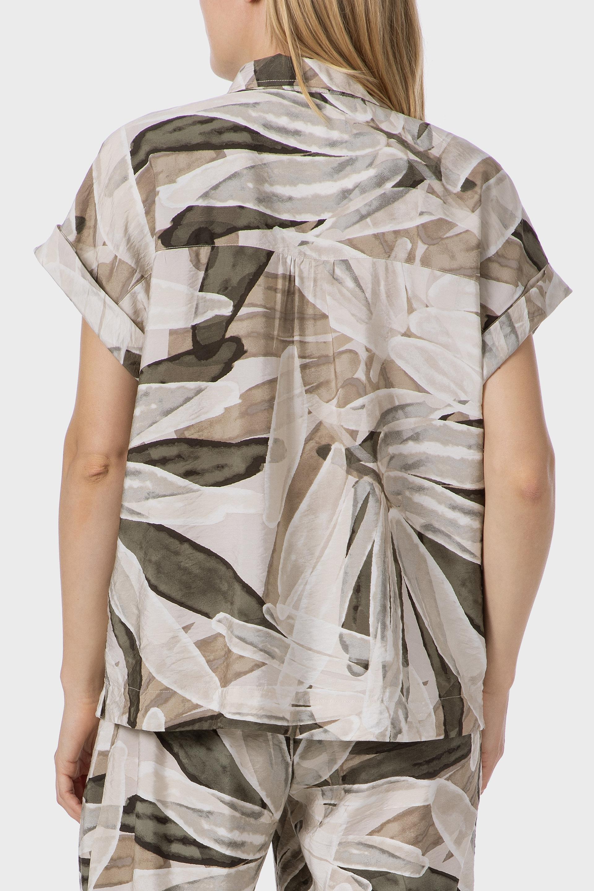 Khaki Printed Shirt, 3701_155, large image number 4