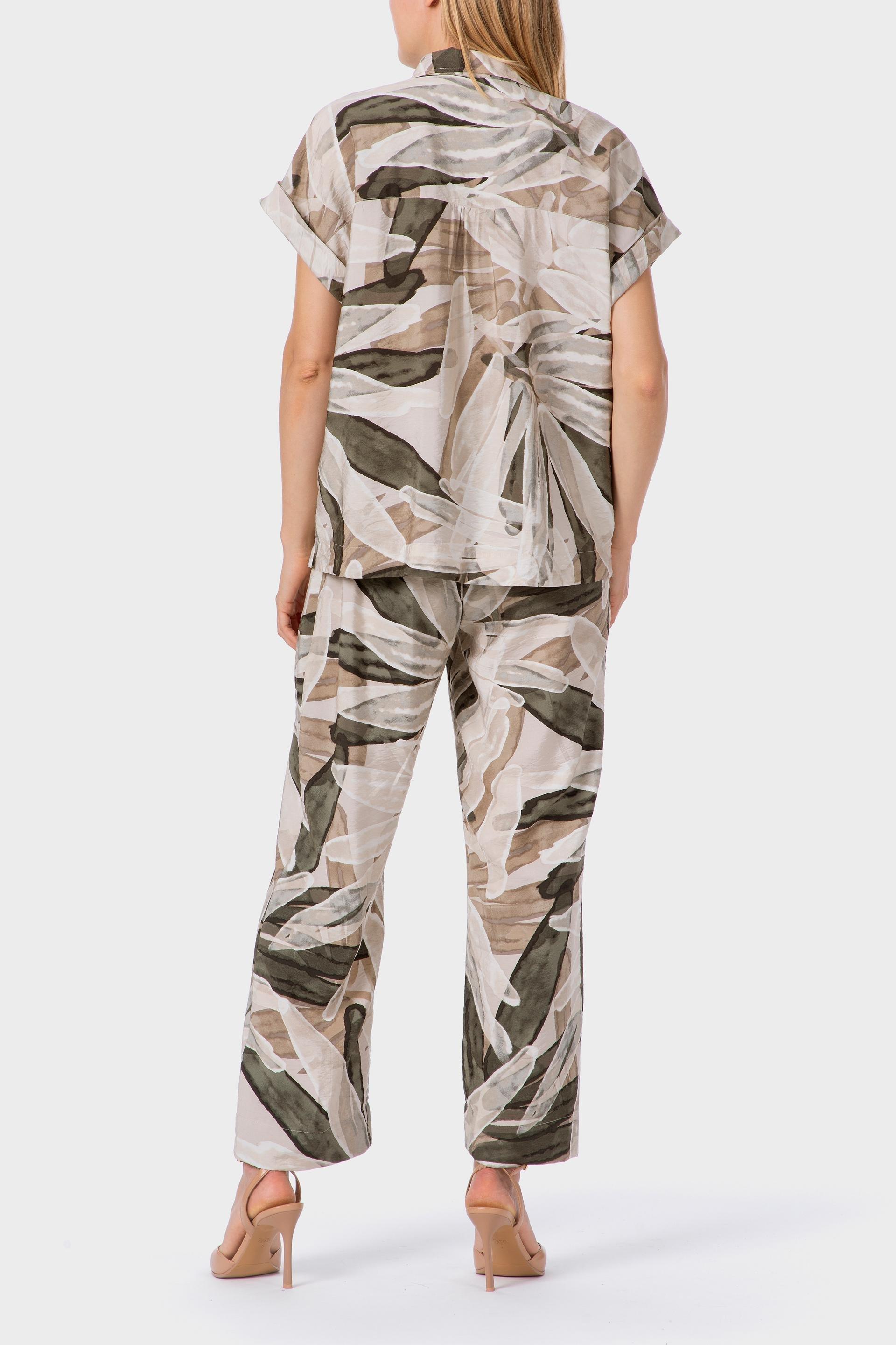 Khaki Printed Shirt, 3701_155, large image number 5