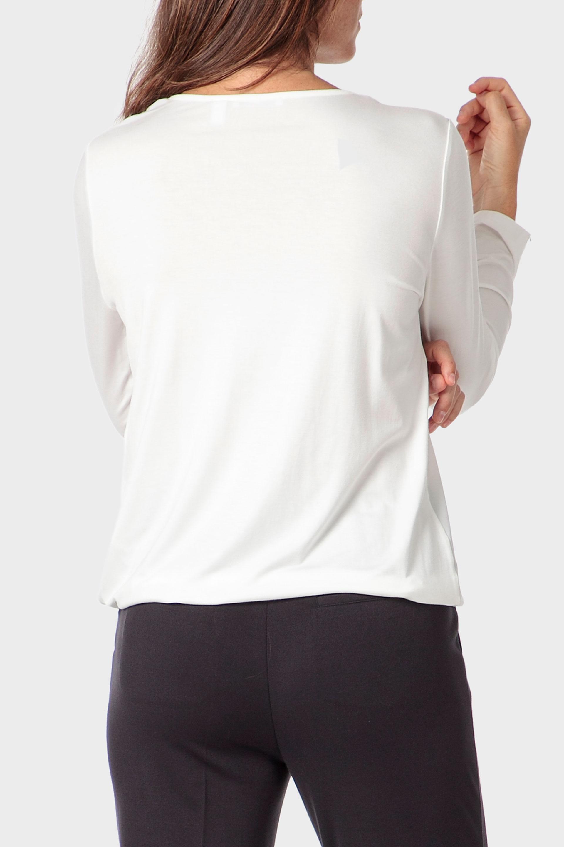 White Blouse With Pockets, Beige Talc, large image number 3