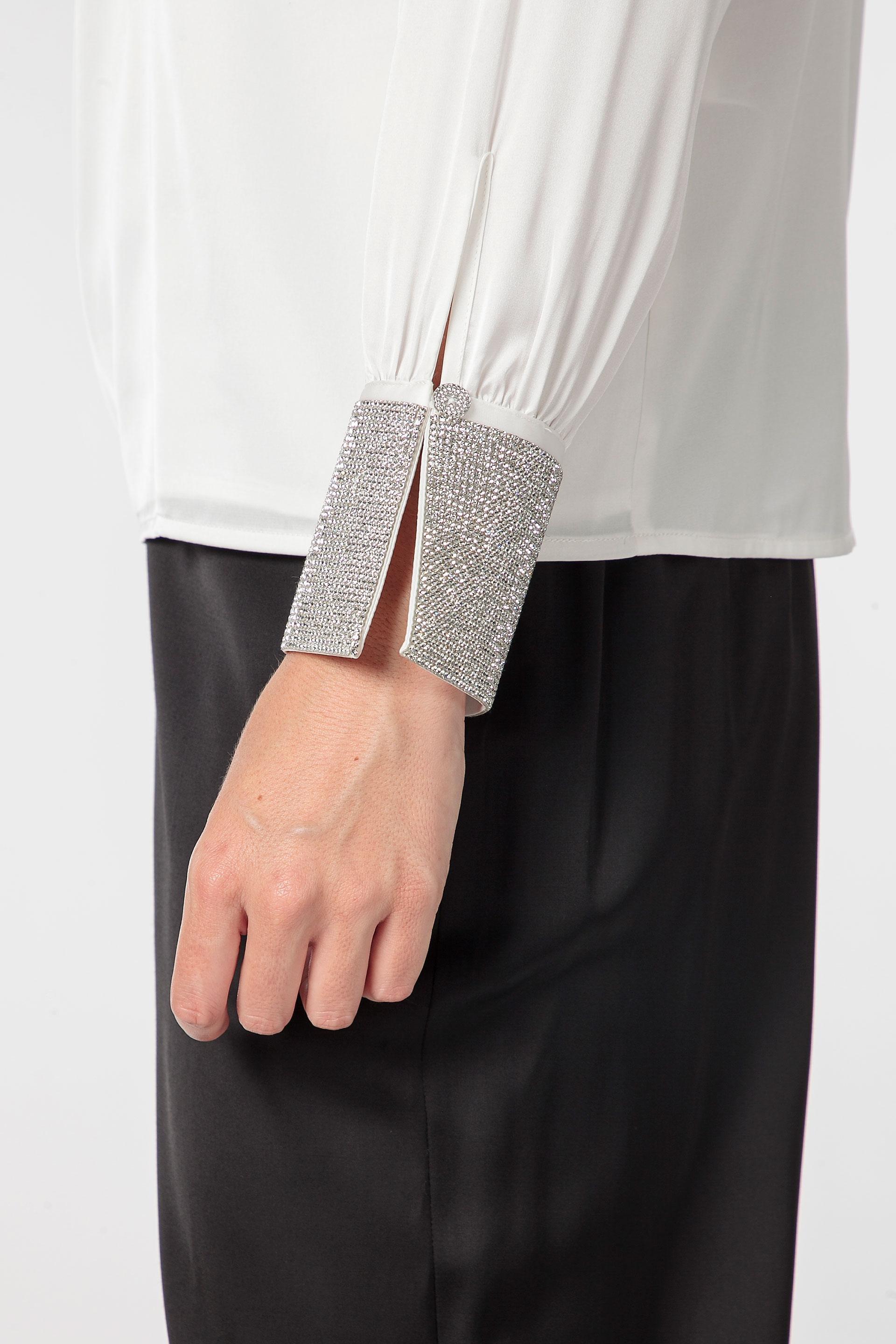 بلوزة فانسي، أبيض, Beige Talc, medium