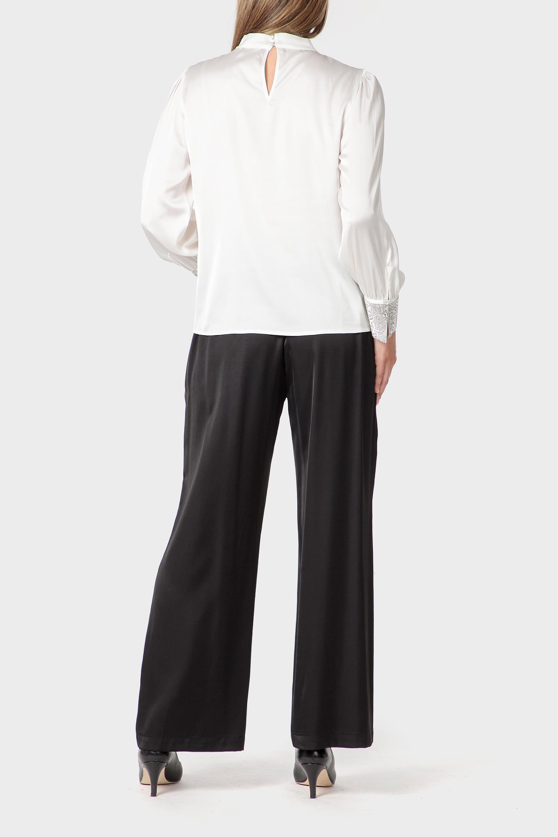 White Fancy Blouse, Beige Talc, large image number 9