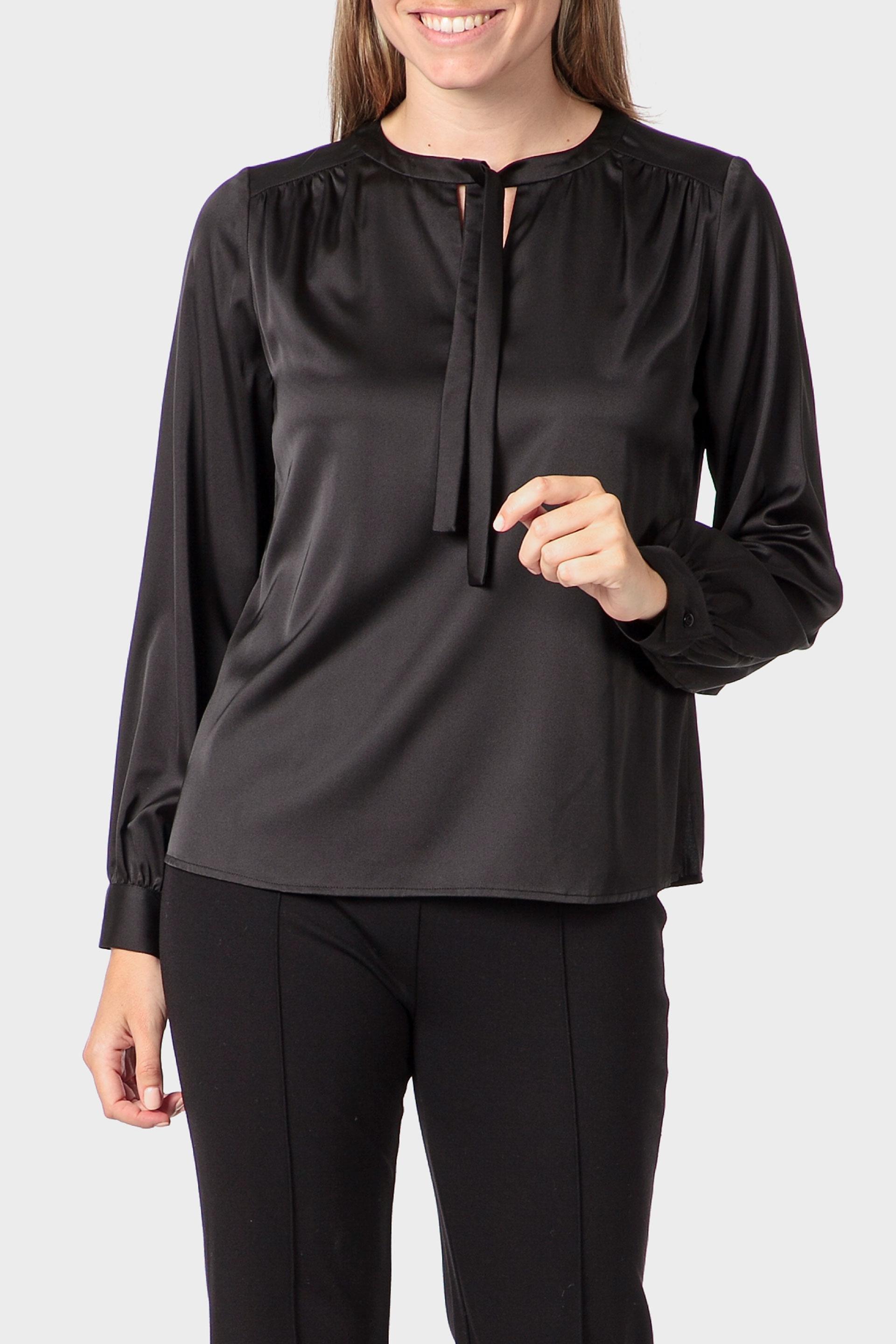 بلوزة، أسود, Black, large