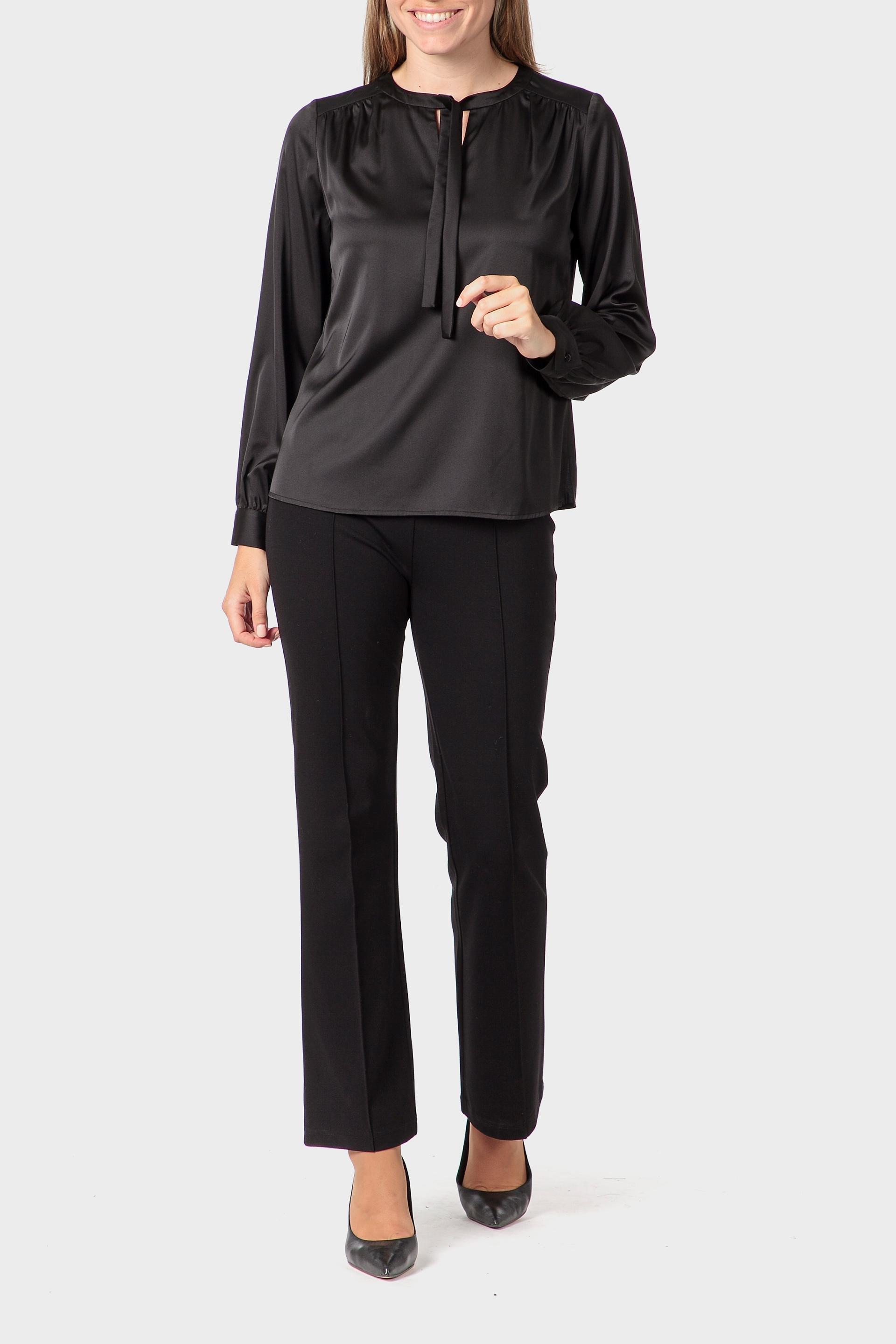 بلوزة، أسود, Black, medium