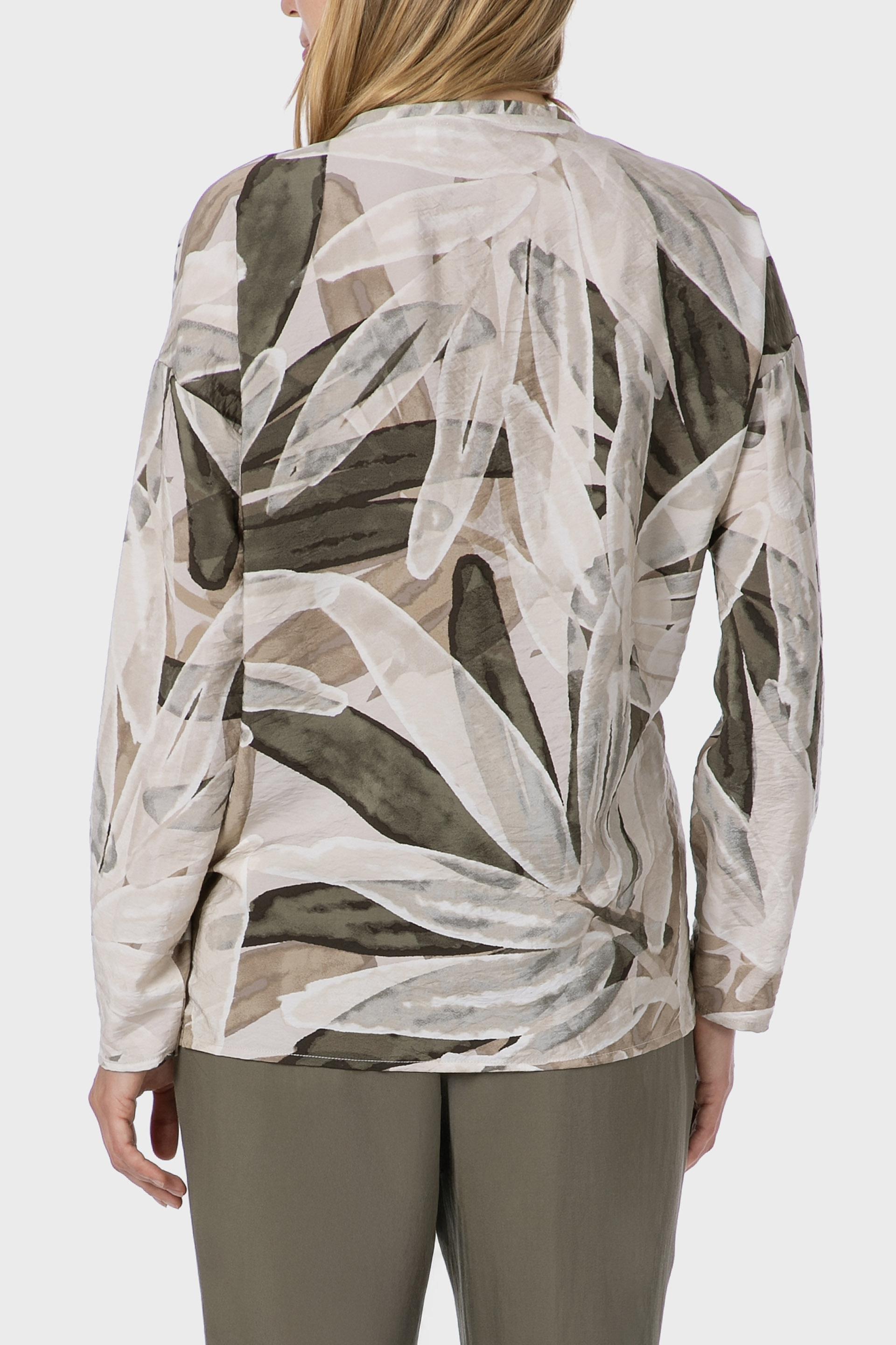 بلوزة بطبعة، كاكي, 3701_155, large image number 2