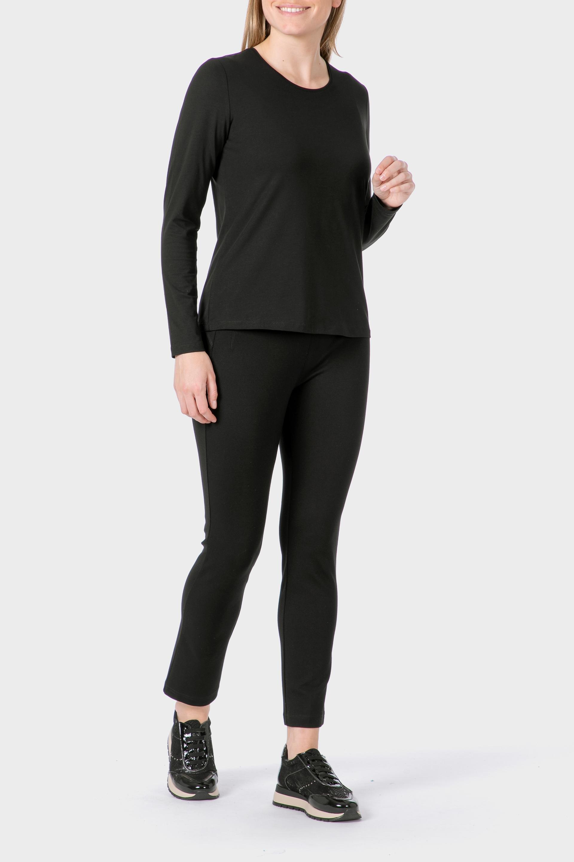 Black Basic T-Shirt, 3701_120, medium